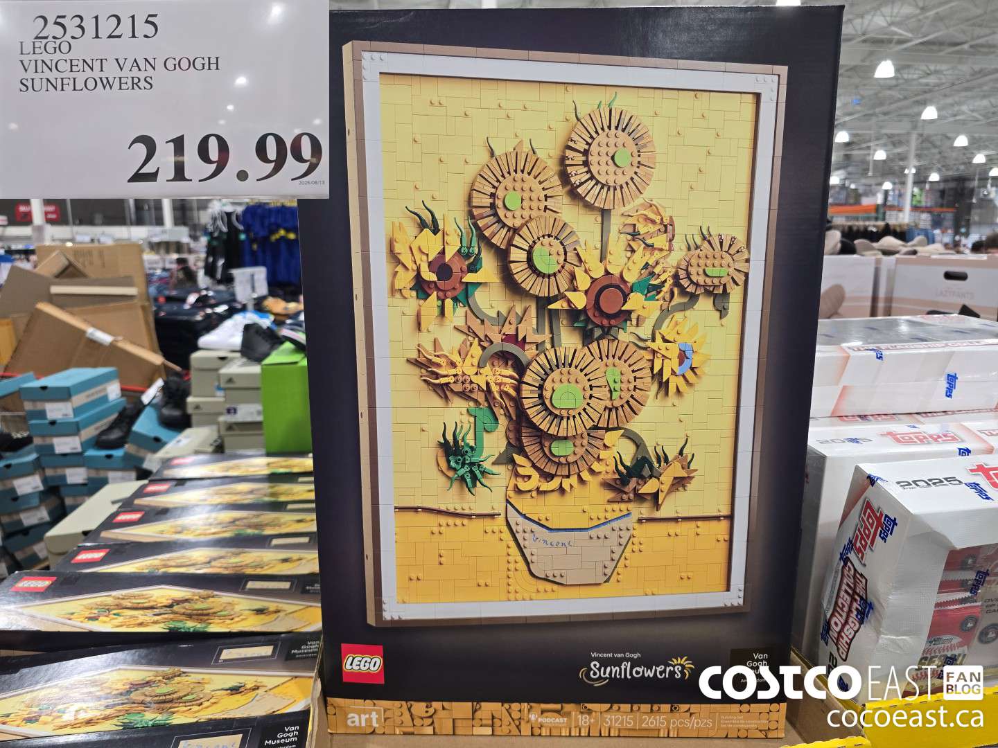 2531215 LEGO VINCENT VAN GOGH SUNFLOWERS $219.99