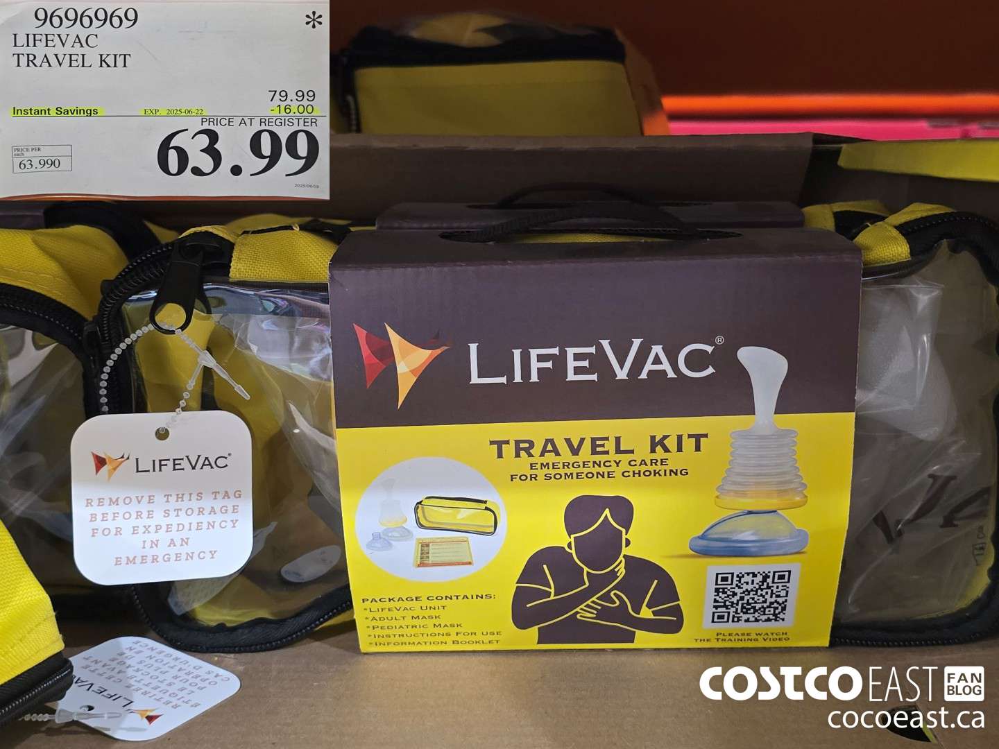 9696969 LIFEVAC TRAVEL KIT ($16.00 INSTANT SAVINGS EXPIRES ON 2025-06-22) $63.99