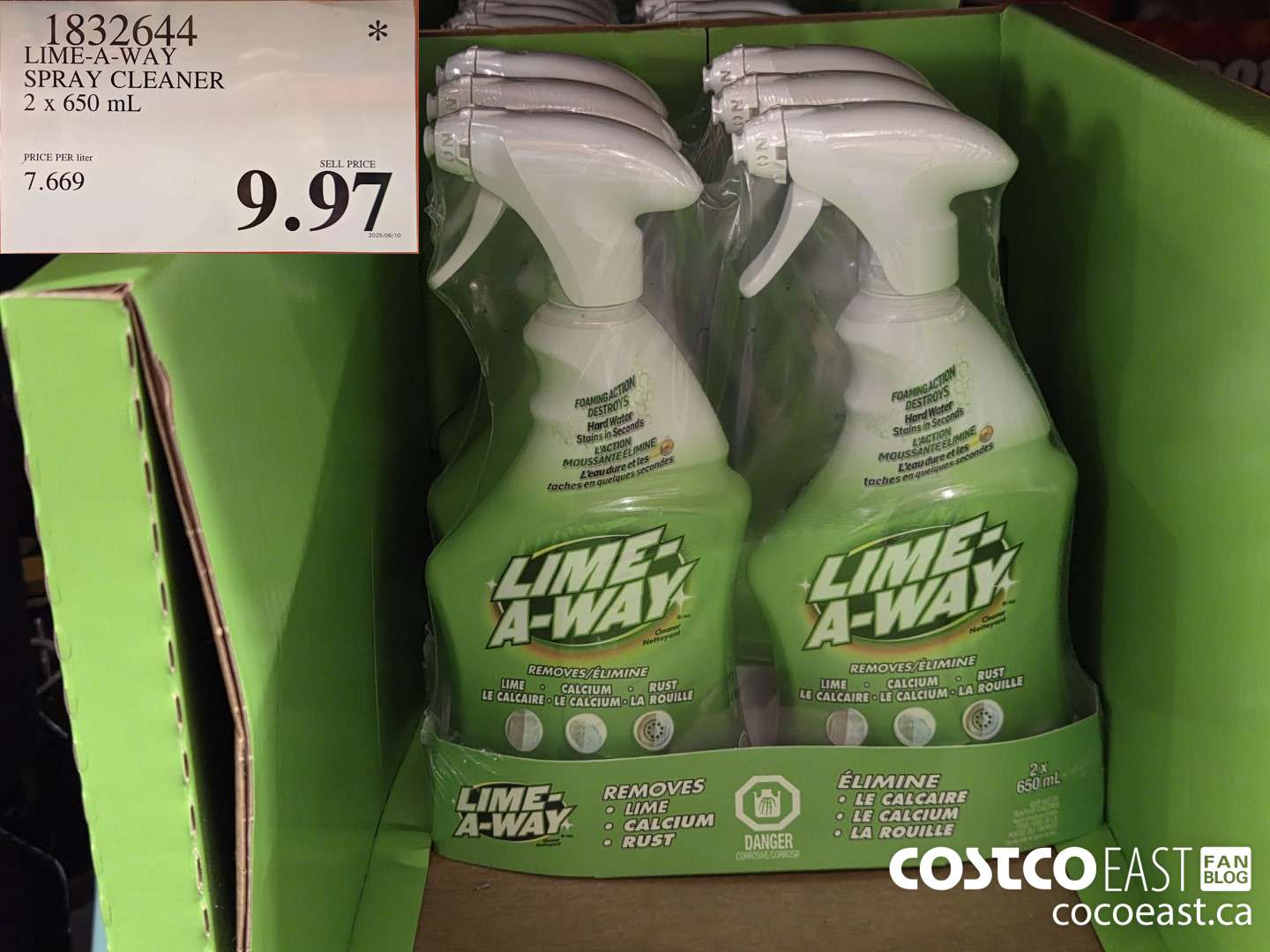 1832644 LIME-A-WAY SPRAY CLEANER 2 x 650 mL $9.97