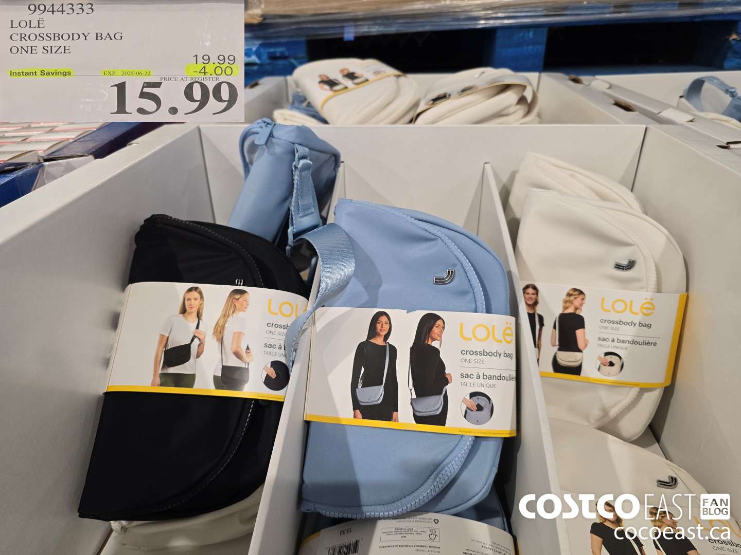 9944333 LOLE CROSSBODY BAG ONE SIZE ($4.00 INSTANT SAVINGS EXPIRES ON 2025-06-22) $15.99