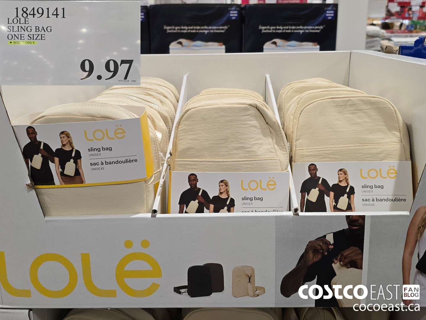 1849141 LOLE SLING BAG ONE SIZE $9.97