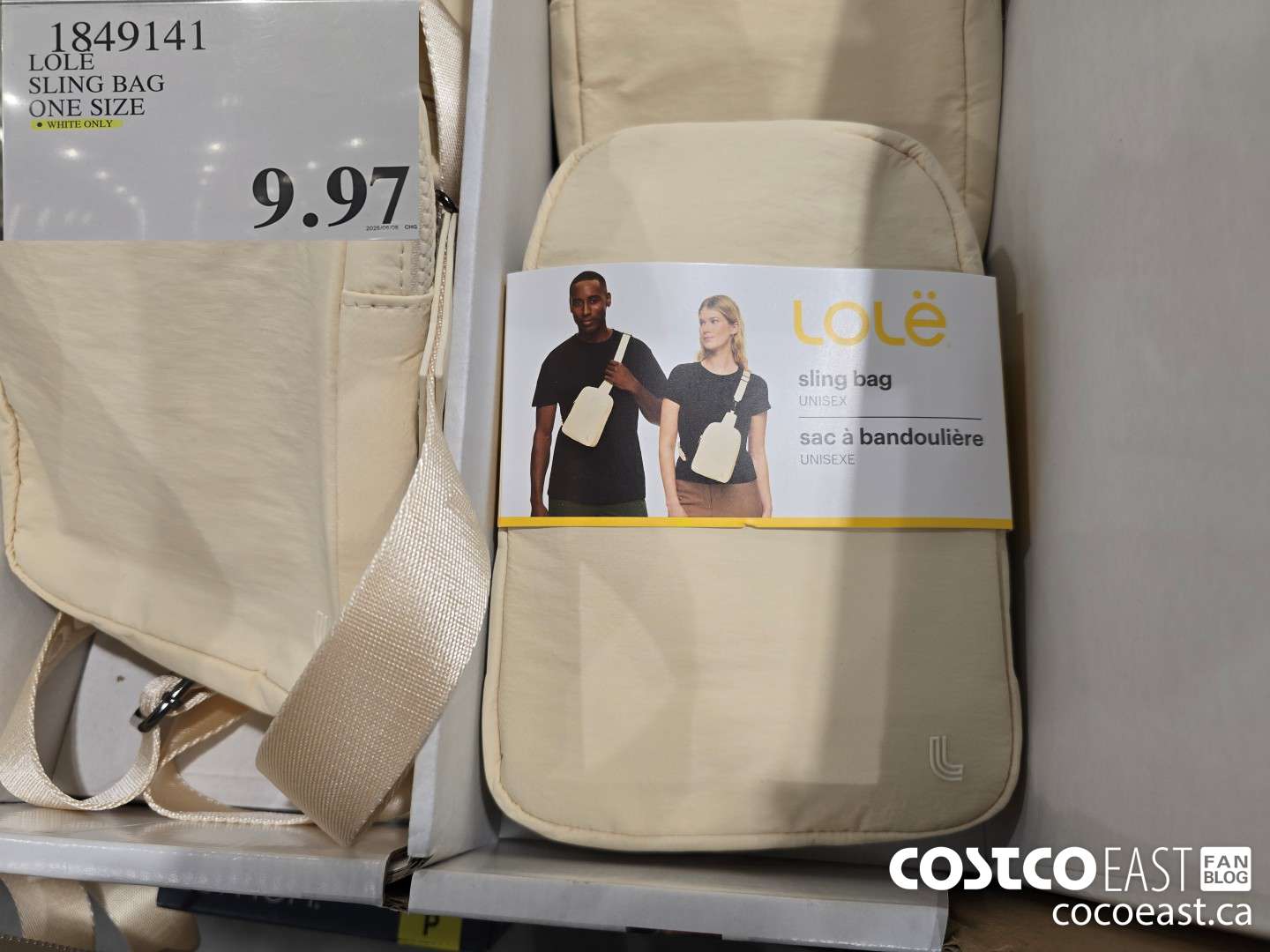 1849141 LOLE SLING BAG ONE SIZE $9.97