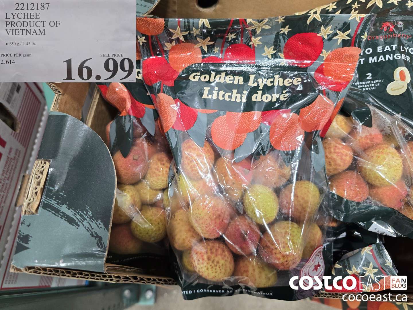 2212187 LYCHEE PRODUCT OF VIETNAM $16.99