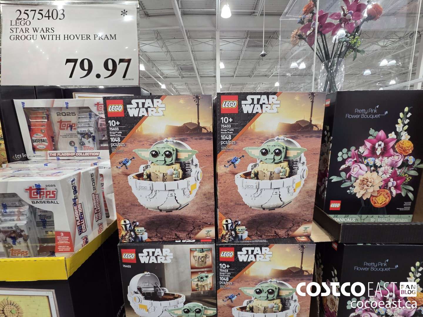 2575403 Lego Star Wards Grogu with Hover Pram $79.97