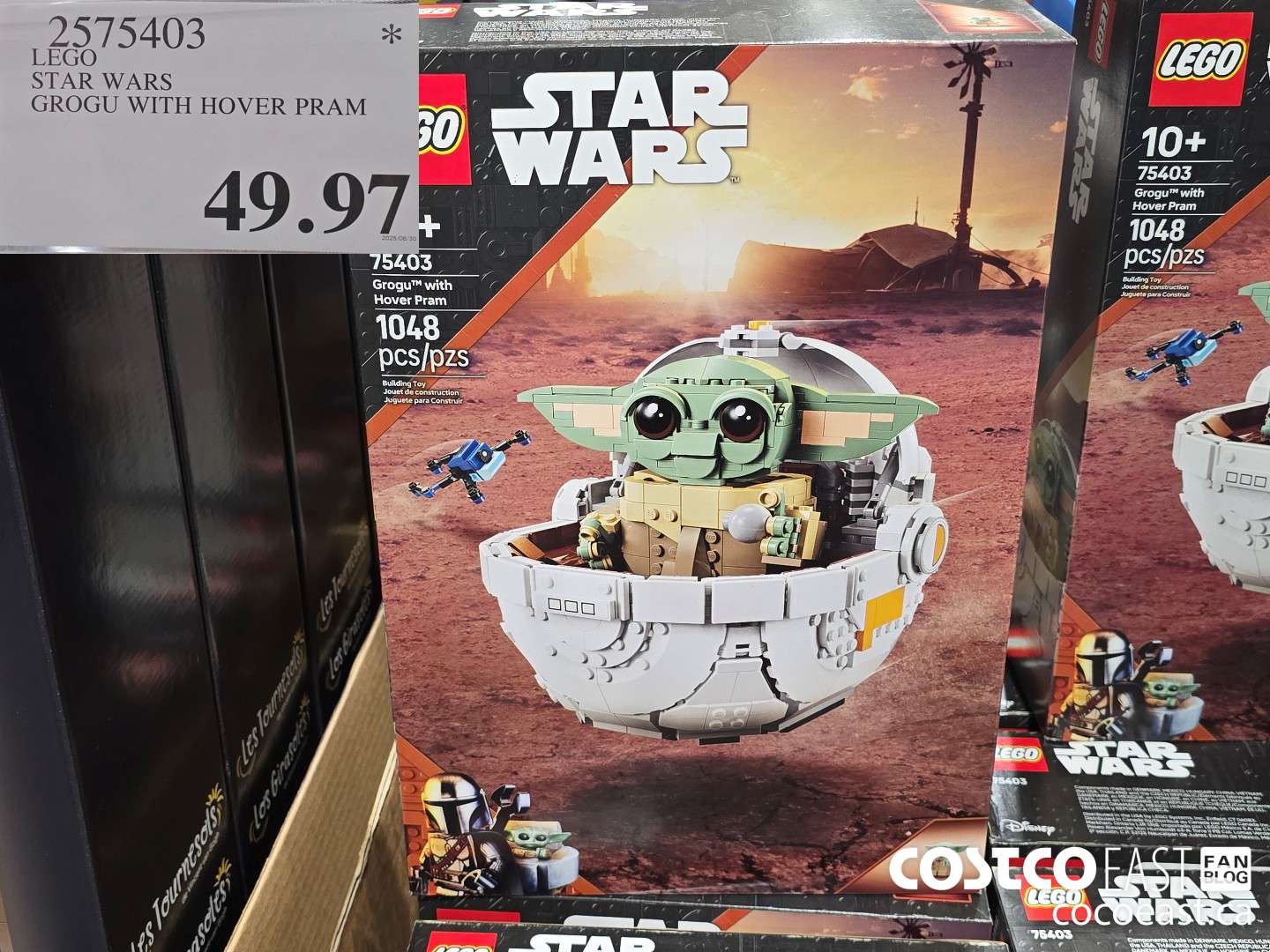 2575403 Lego Star Wards Grogu with Hover Pram $49.97