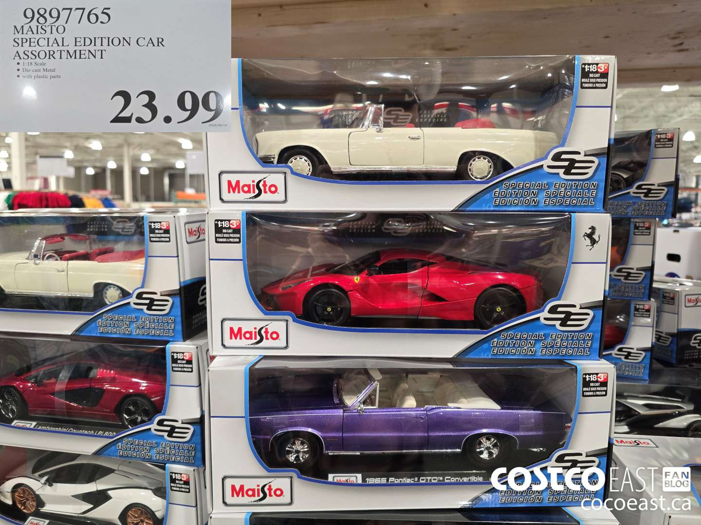 9897765 MAISTO SPECIAL EDITION CAR ASSORTMENT $23.99