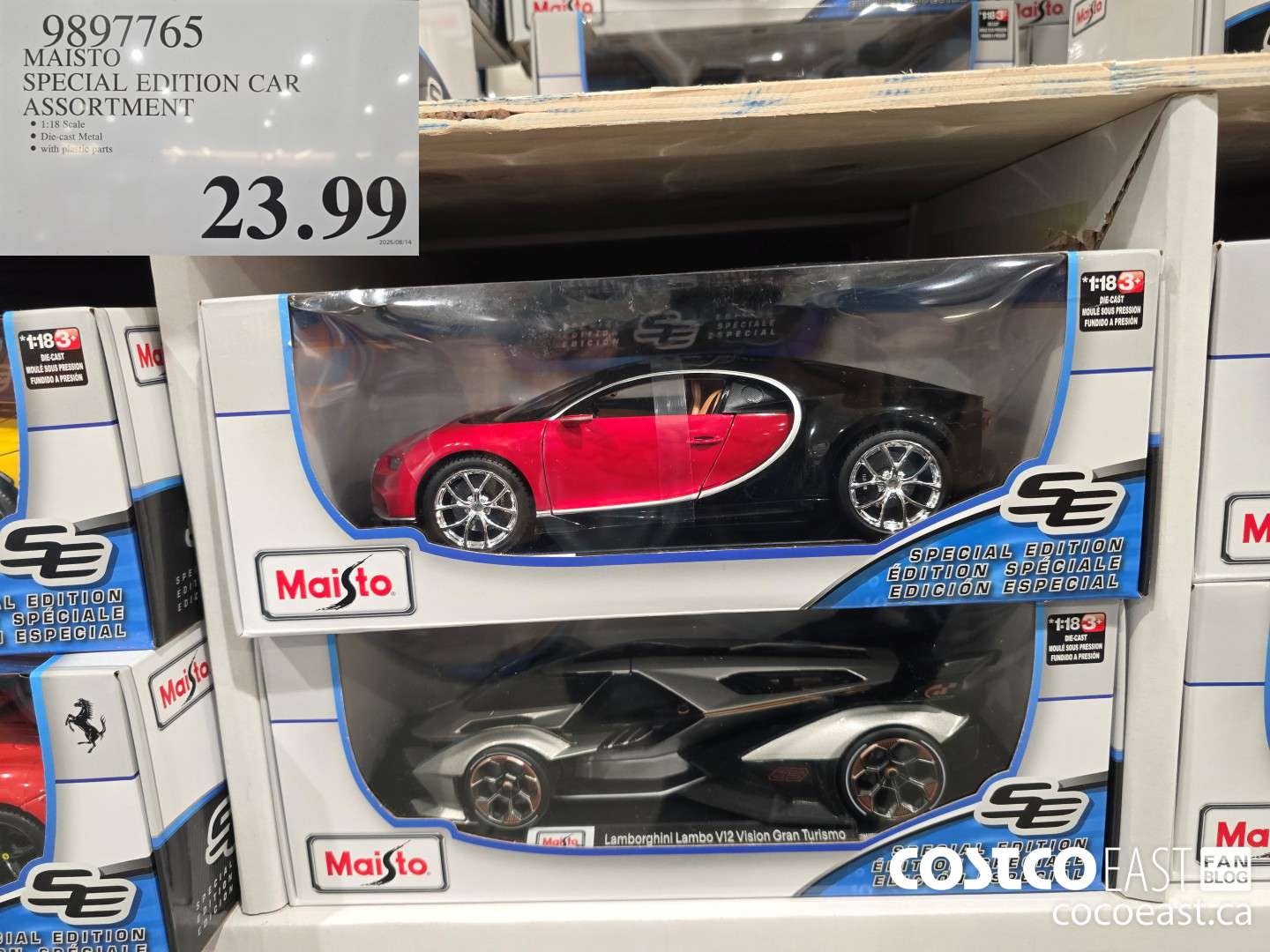 9897765 MAISTO SPECIAL EDITION CAR ASSORTMENT $23.99