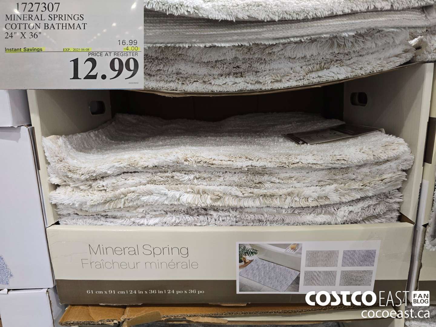 1727307 MINERAL SPRINGS COTTON BATHMAT . 24