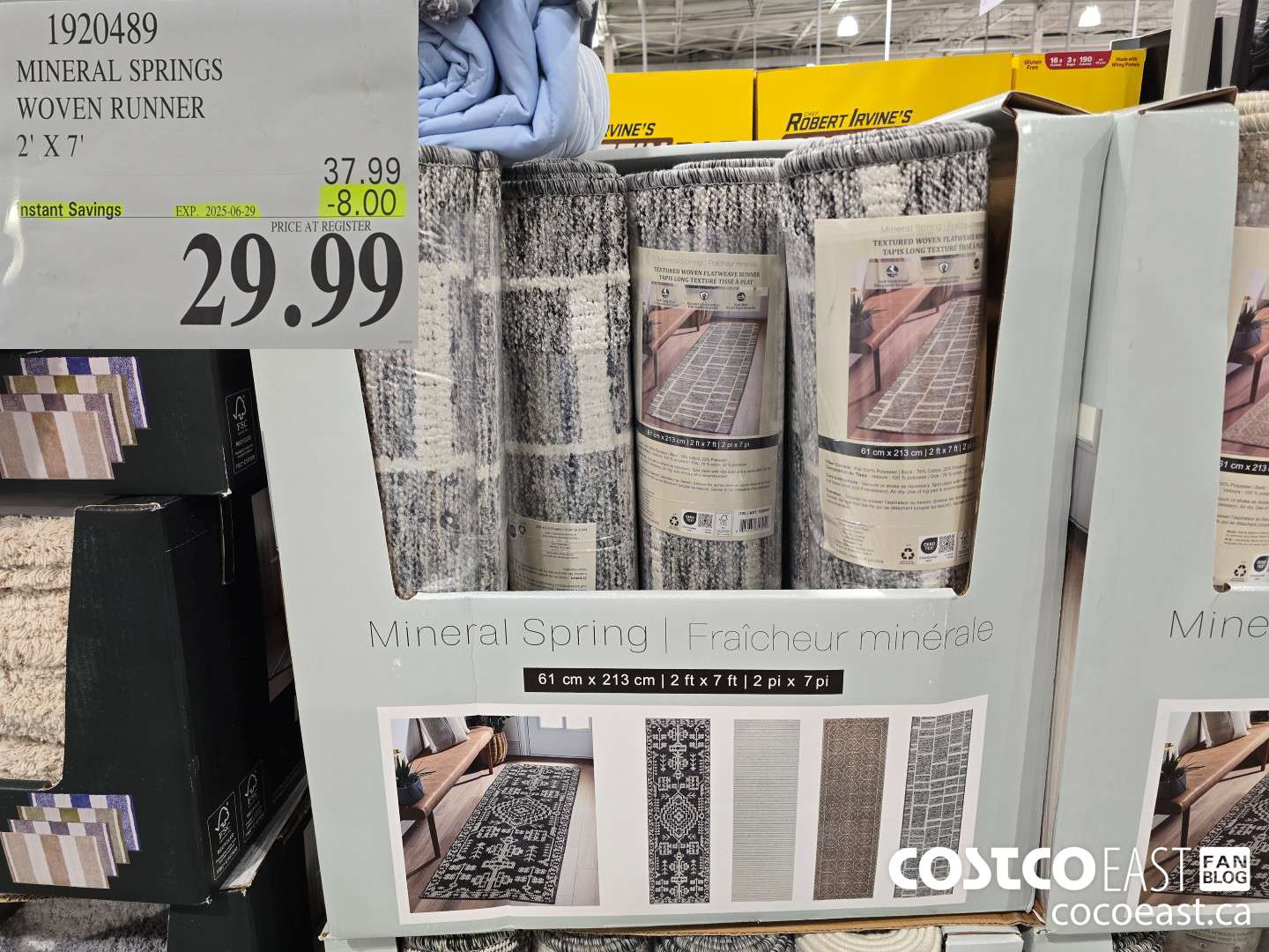 1920489 MINERAL SPRINGS WOVEN RUNNER 2' X 7' ($8.00 INSTANT SAVINGS EXPIRES ON 2025-06-29) $29.99