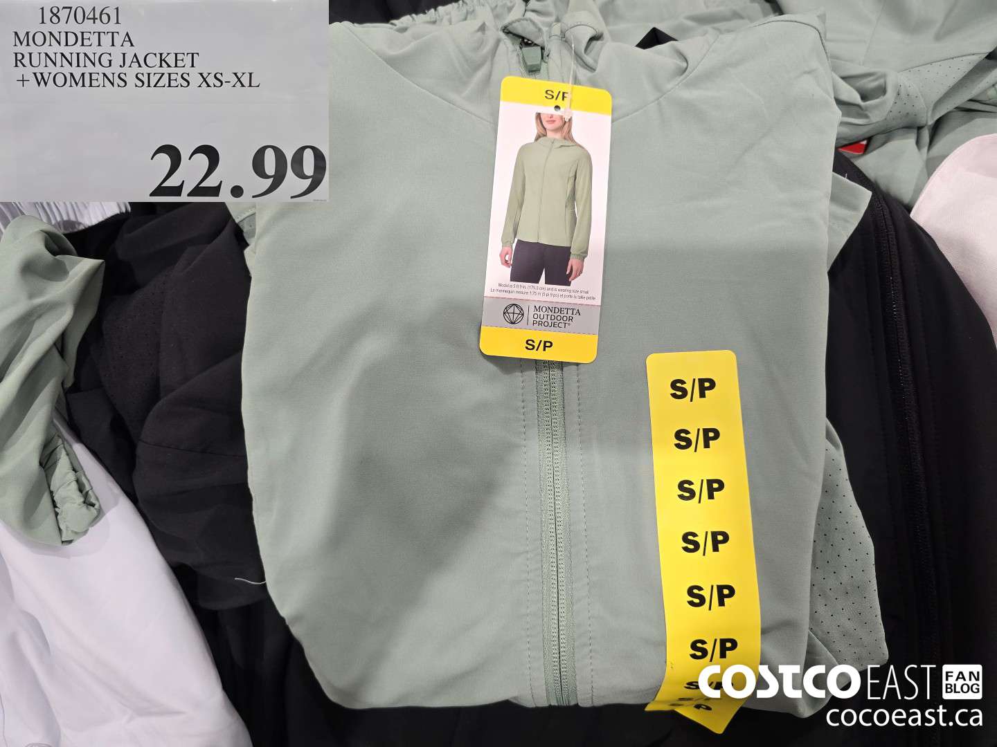 1370461 MONDETTA RUNNING JACKET +WOMENS SIZES XS-XL $22.99