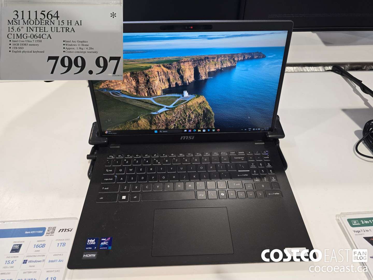 3111564 MSI MODERN 15 H Al 15.6