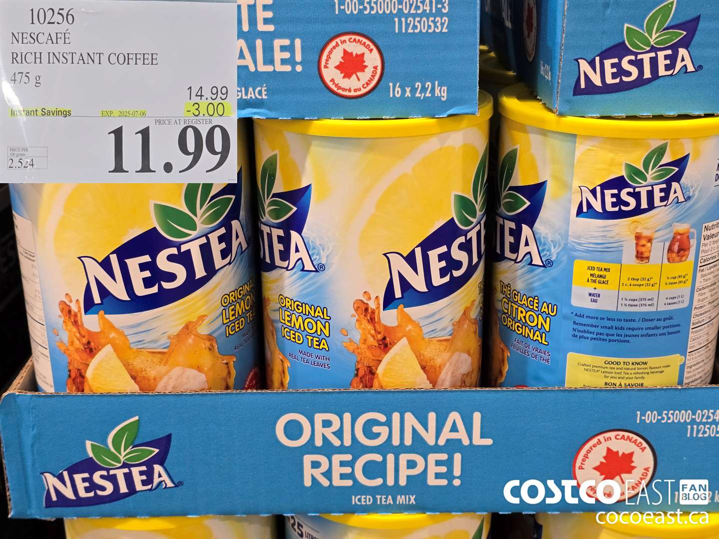 10256 NESCAFE RICH INSTANT COFFEE 475 G ($3.00 INSTANT SAVINGS EXPIRES ON 2025-07-06) $11.99