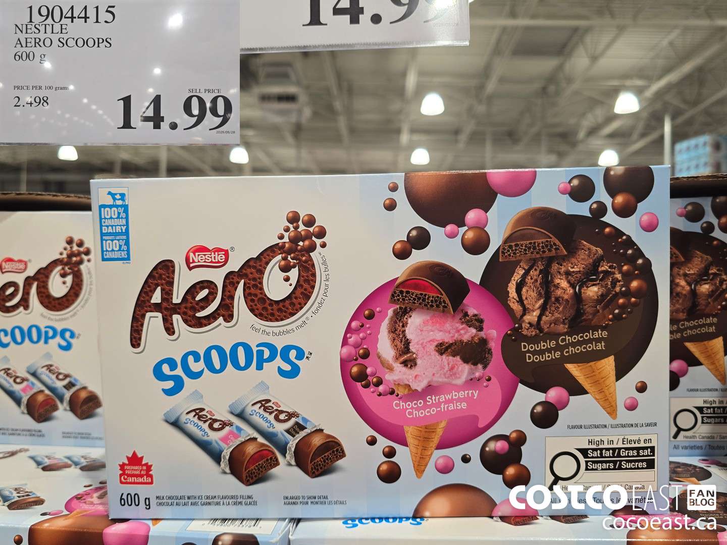 1904415 NESTLE AERO SCOOPS 600 G $14.99