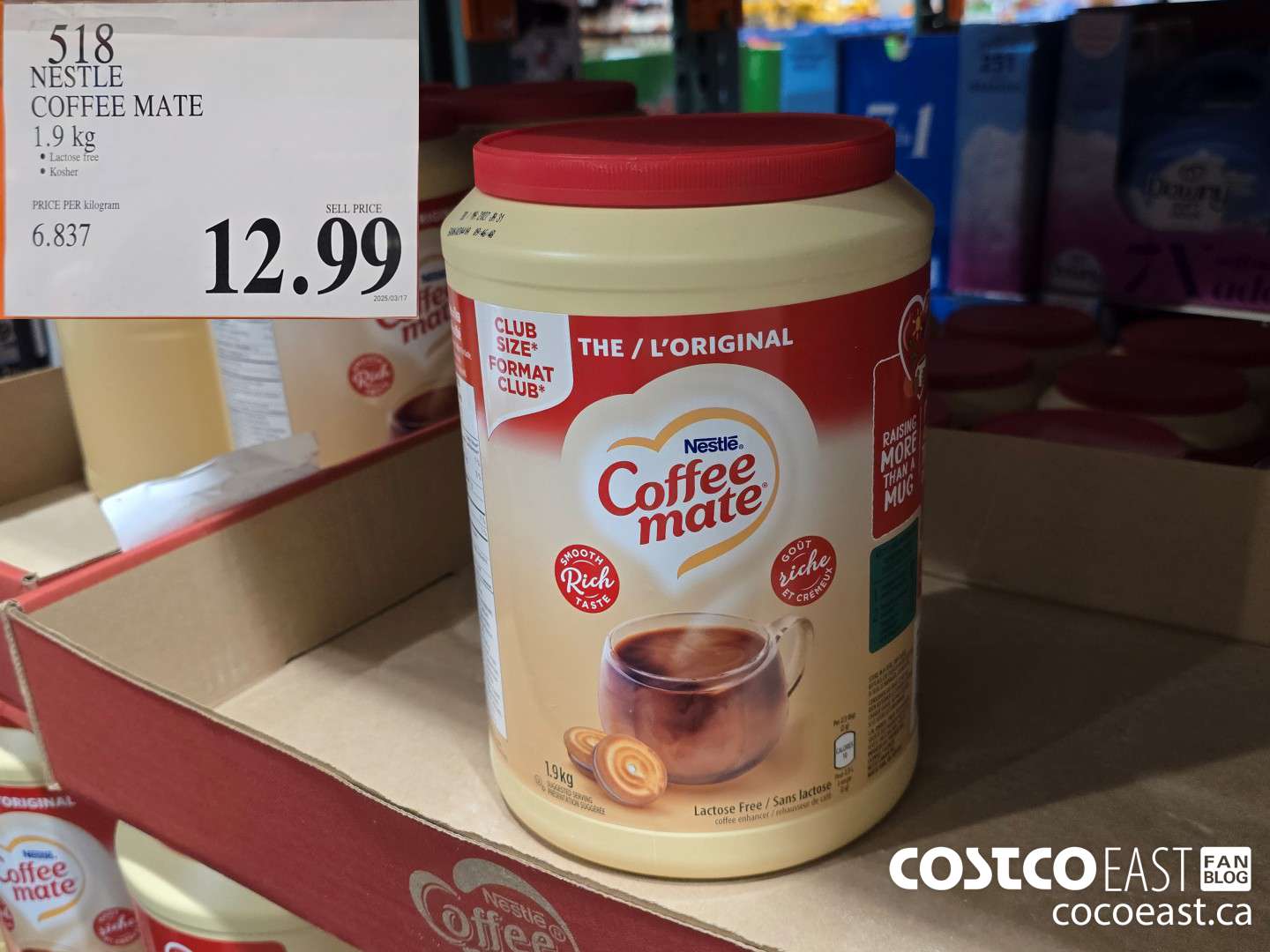 518 NESTLE COFFEE MATE 1.9 KG $12.99