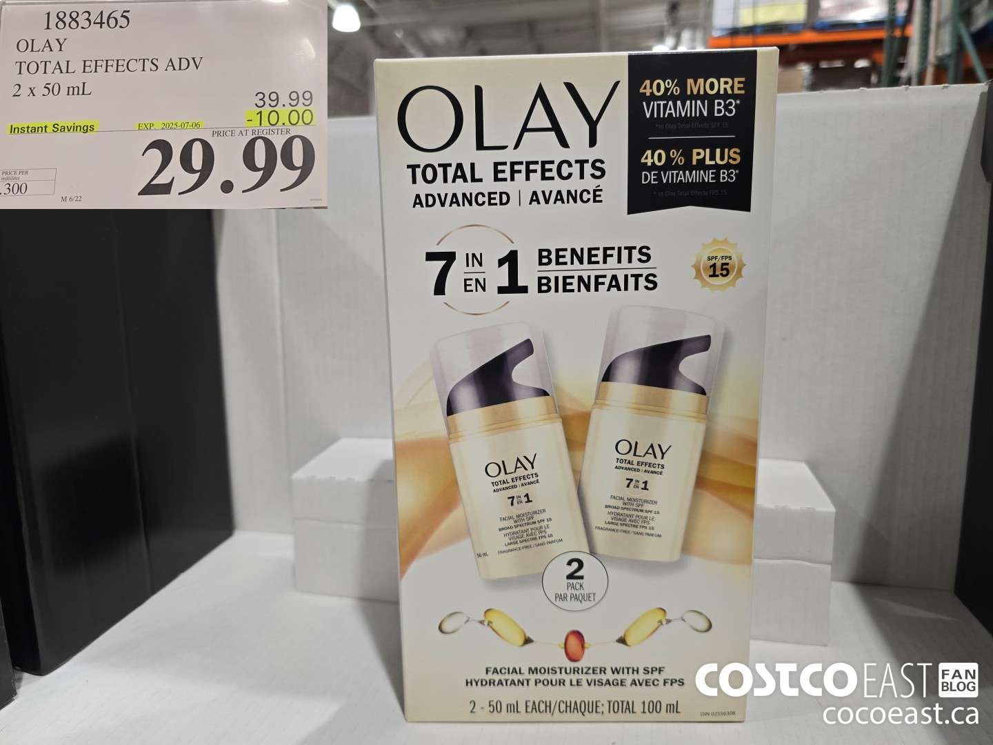 1883465 OLA Y TOTAL EFFECTS ADV 2 X 50 ML ($10.00 INSTANT SAVINGS EXPIRES ON 2025-07-06) $29.99