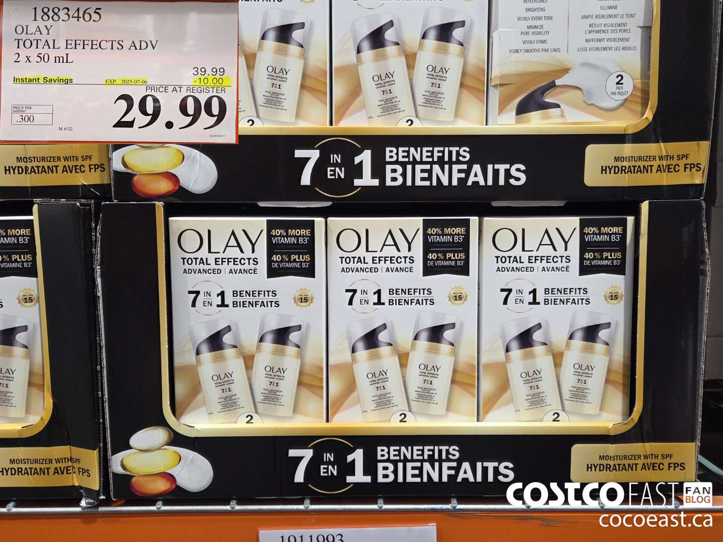 1883465 OLA Y TOTAL EFFECTS ADV 2 X 50 ML ($10.00 INSTANT SAVINGS EXPIRES ON 2025-07-06) $29.99