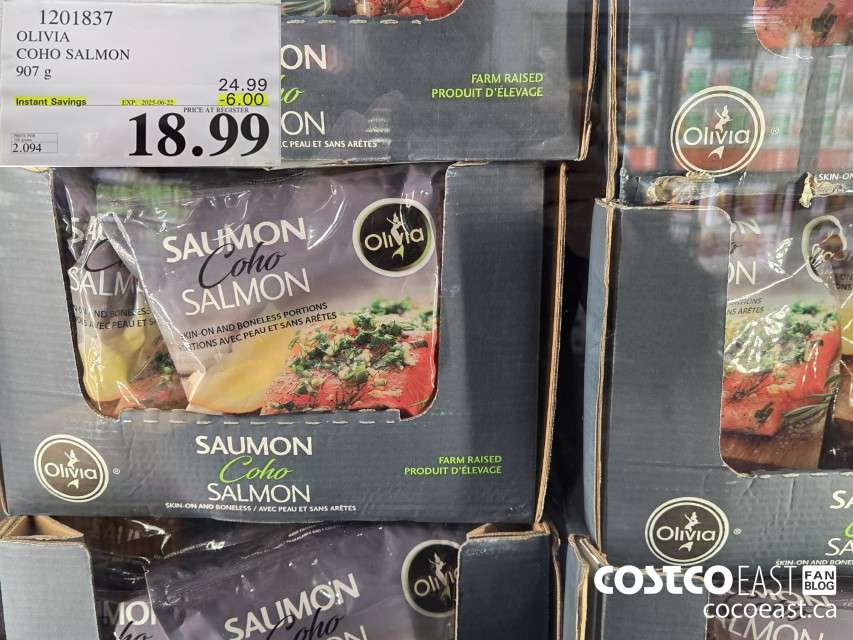 1201837 OLIVIA COHO SALMON 907 G ($6.00 INSTANT SAVINGS EXPIRES ON 2025-06-22) $18.99