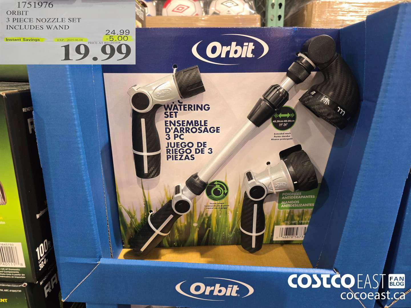 1751976 ORBIT 3 PIECE NOZZLE SET INCLUDES WAND ($5.00 INSTANT SAVINGS EXPIRES ON 2025-06-08) $19.99