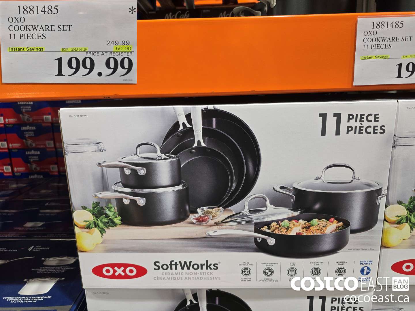 1881485 OXO COOKWARE SET 11 PIECES ($50.00 INSTANT SAVINGS EXPIRES ON 2025-06-29) $199.99