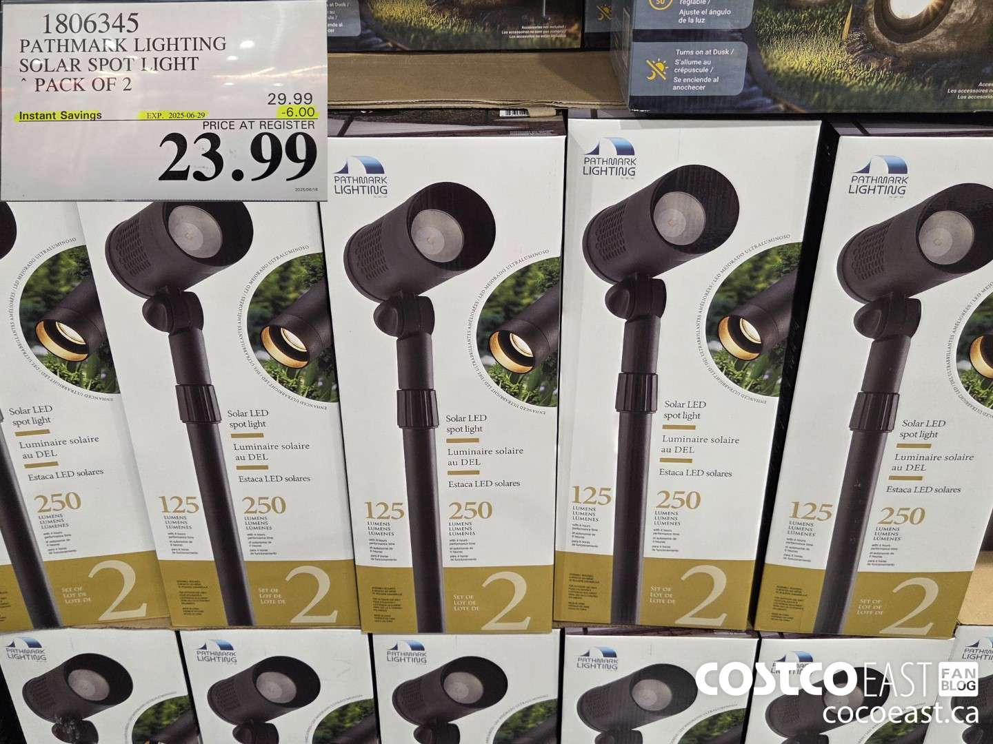 1806345 PATHMARK LIGHTING SOLAR SPOT LIGHT PACK OF 2 ($6.00 INSTANT SAVINGS EXPIRES ON 2025-06-29) $27.99