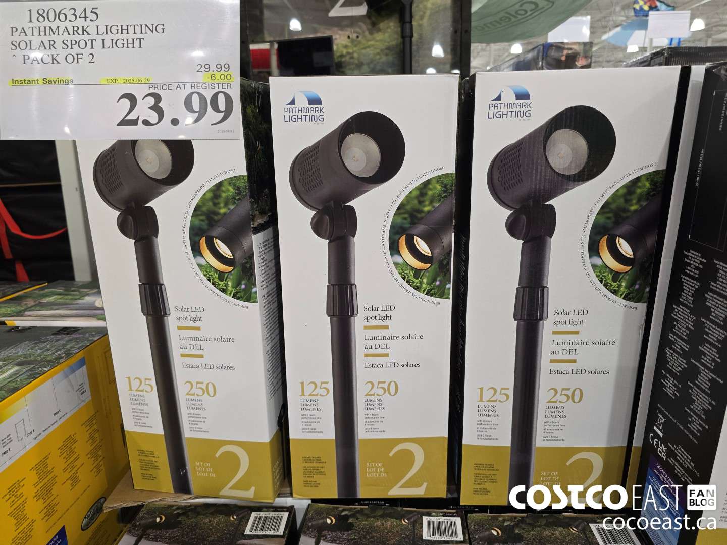 1806345 PATHMARK LIGHTING SOLAR SPOT LIGHT PACK OF 2 ($6.00 INSTANT SAVINGS EXPIRES ON 2025-06-29) $23.99