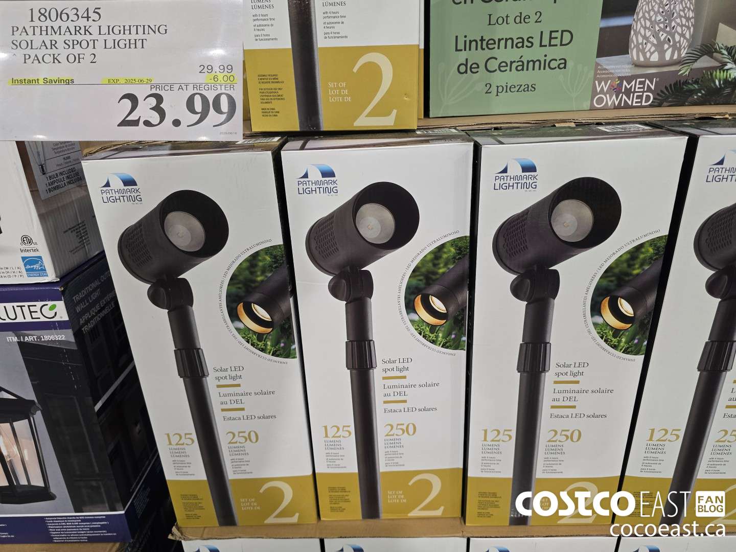 1806345 PATHMARK LIGHTING SOLAR SPOT LIGHT PACK OF 2 ($6.00 INSTANT SAVINGS EXPIRES ON 2025-06-29) $23.99