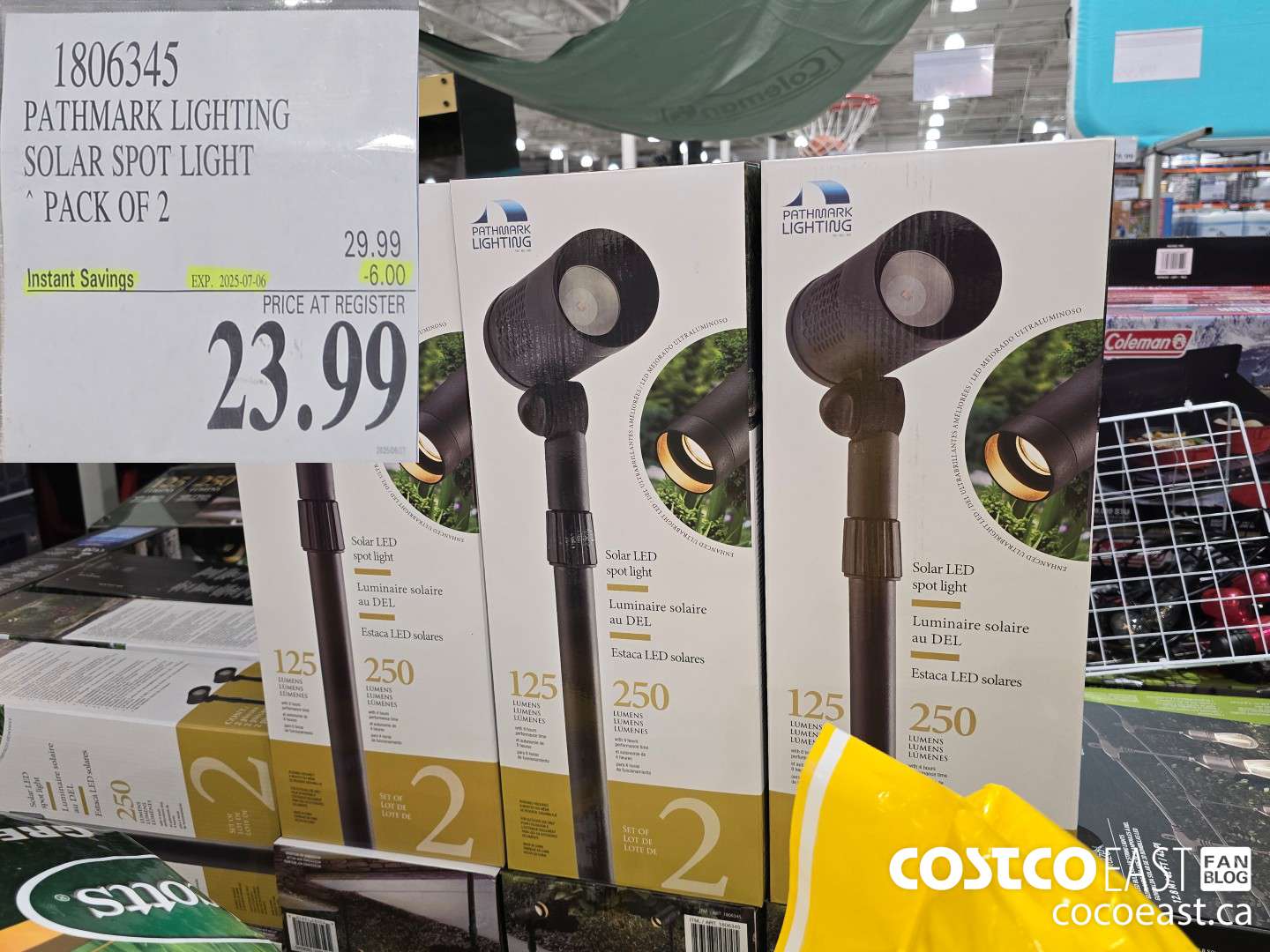 1806345 PATHMARK LIGHTING SOLAR SPOT LIGHT PACK OF 2 ($6.00 INSTANT SAVINGS EXPIRES ON 2025-07-06) $23.99