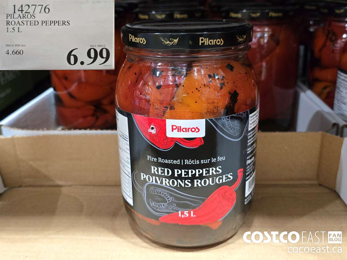 142776 PILAROS ROASTED PEPPERS 1.5 L $6.99