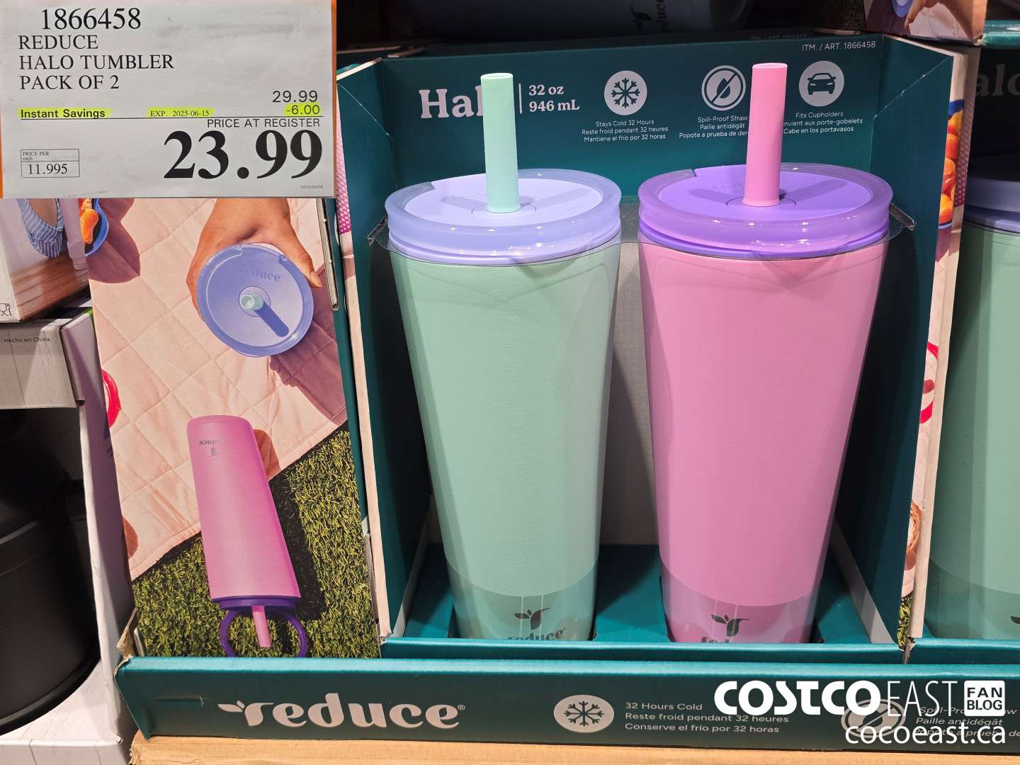 1866458 REDUCE HALO TUMBLER PACK OF 2 ($6.00 INSTANT SAVINGS EXPIRES ON 2025-06-15) $23.99