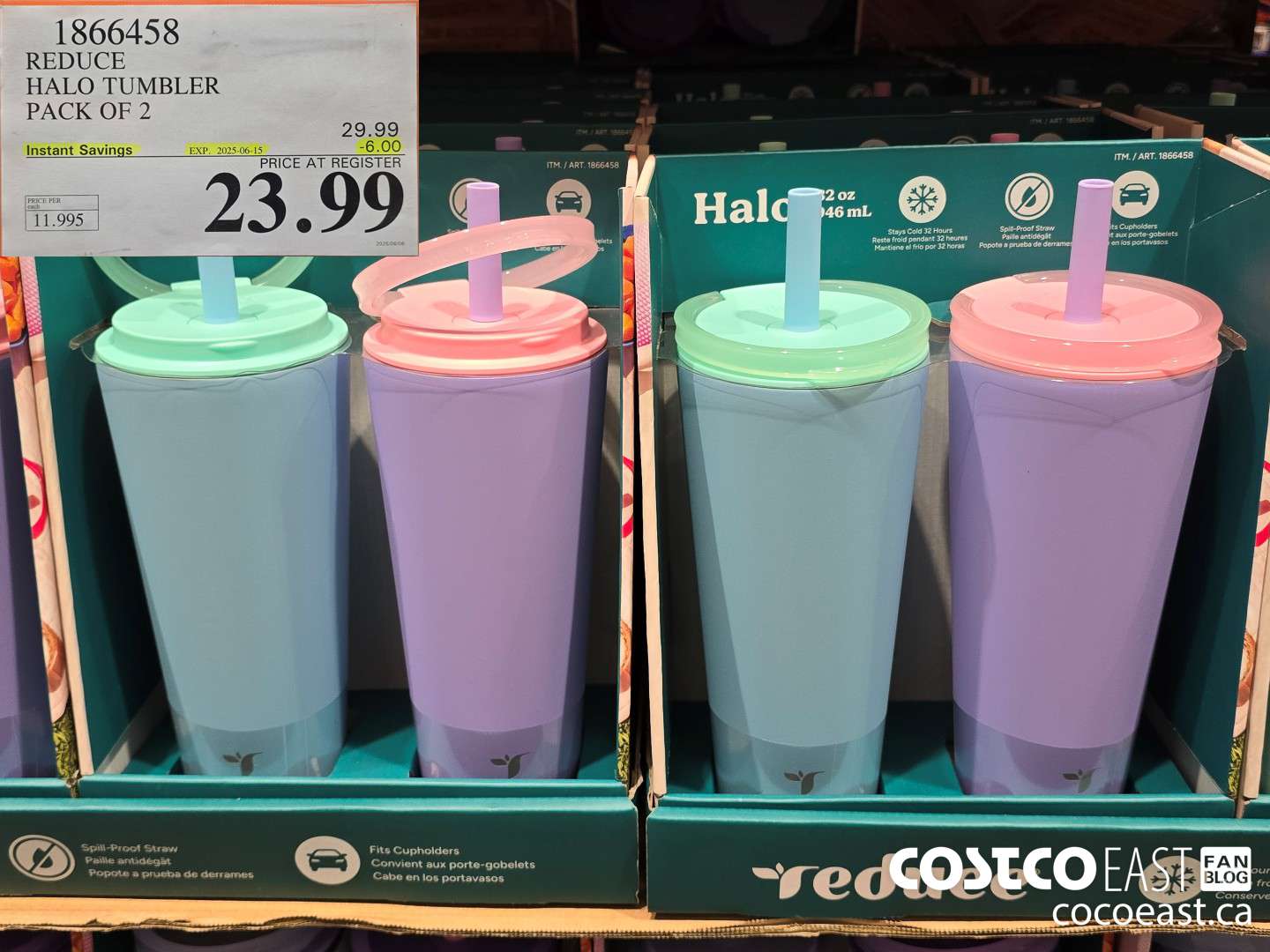 1866458 REDUCE HALO TUMBLER PACK OF 2 ($6.00 INSTANT SAVINGS EXPIRES ON 2025-06-15) $23.99