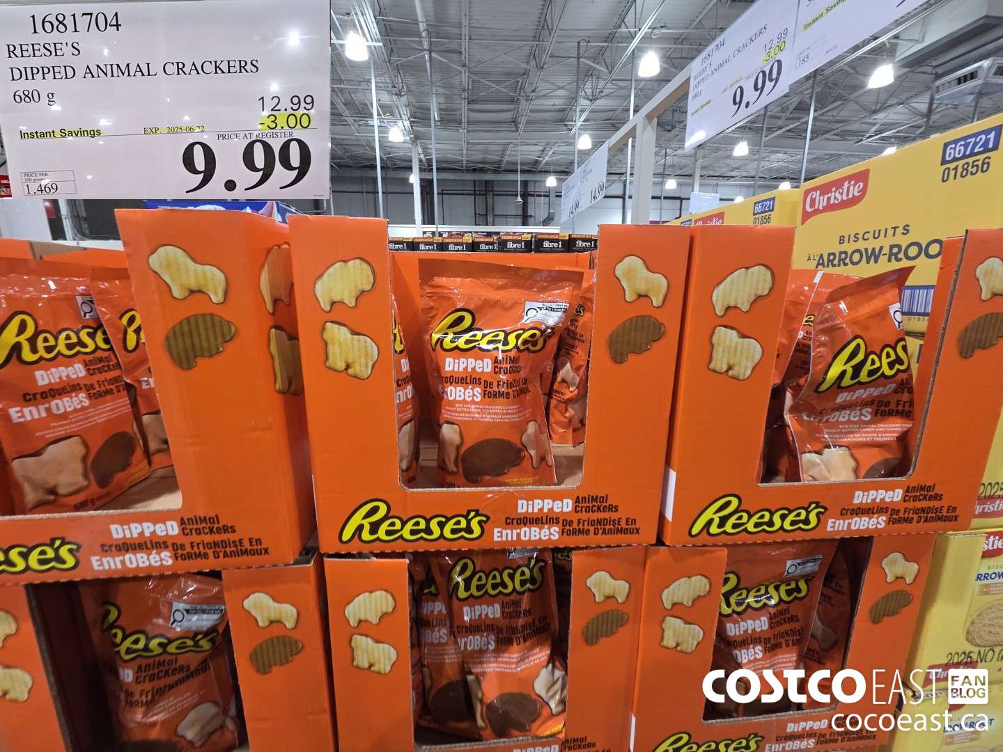 1681704 REESE'S DIPPED ANIMAL CRACKERS 680 g ($3.00 INSTANT SAVINGS EXPIRES ON 2025-06-22) $9.99