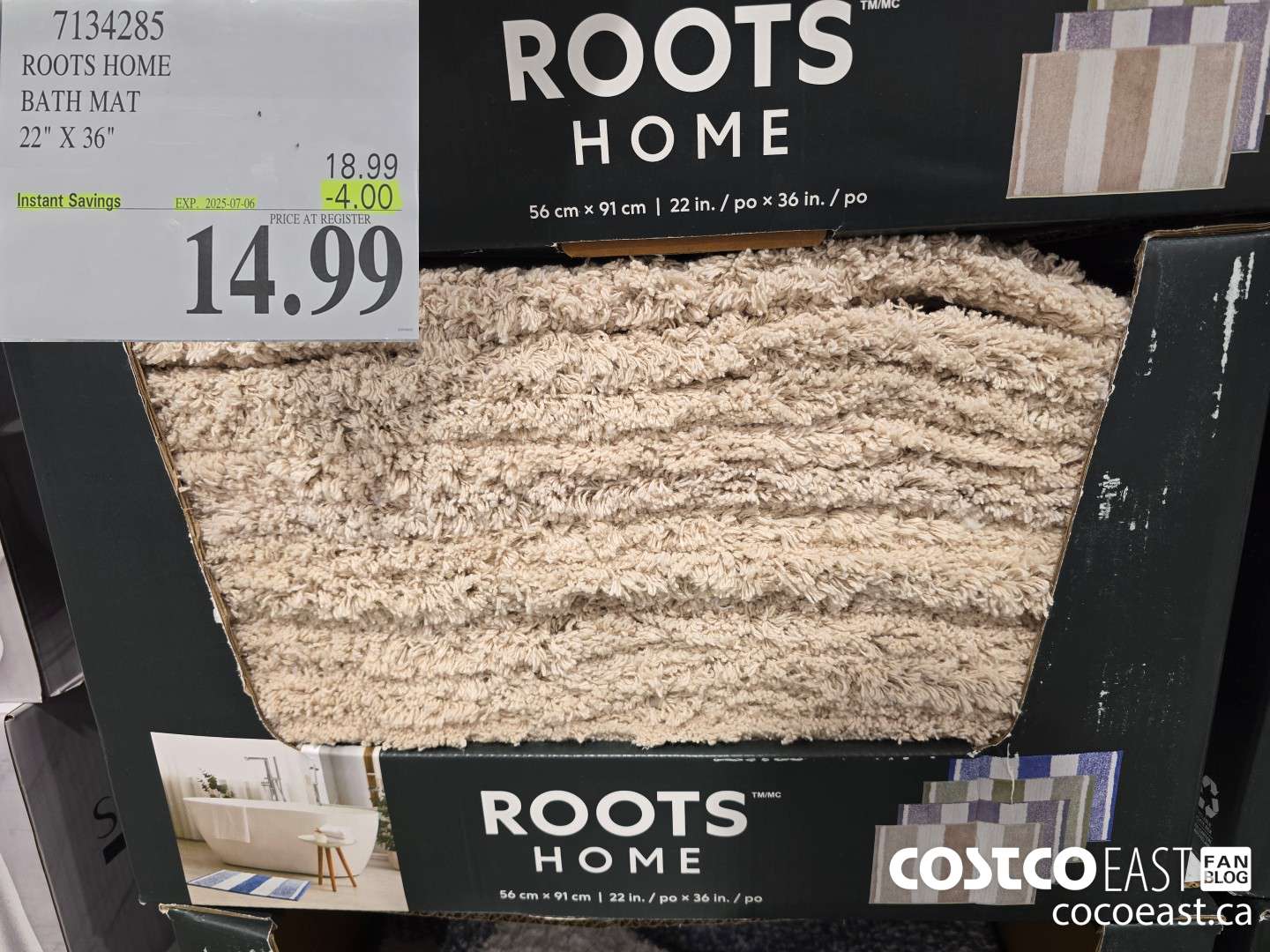 7134285 ROOTS HOME BATH MAT 22