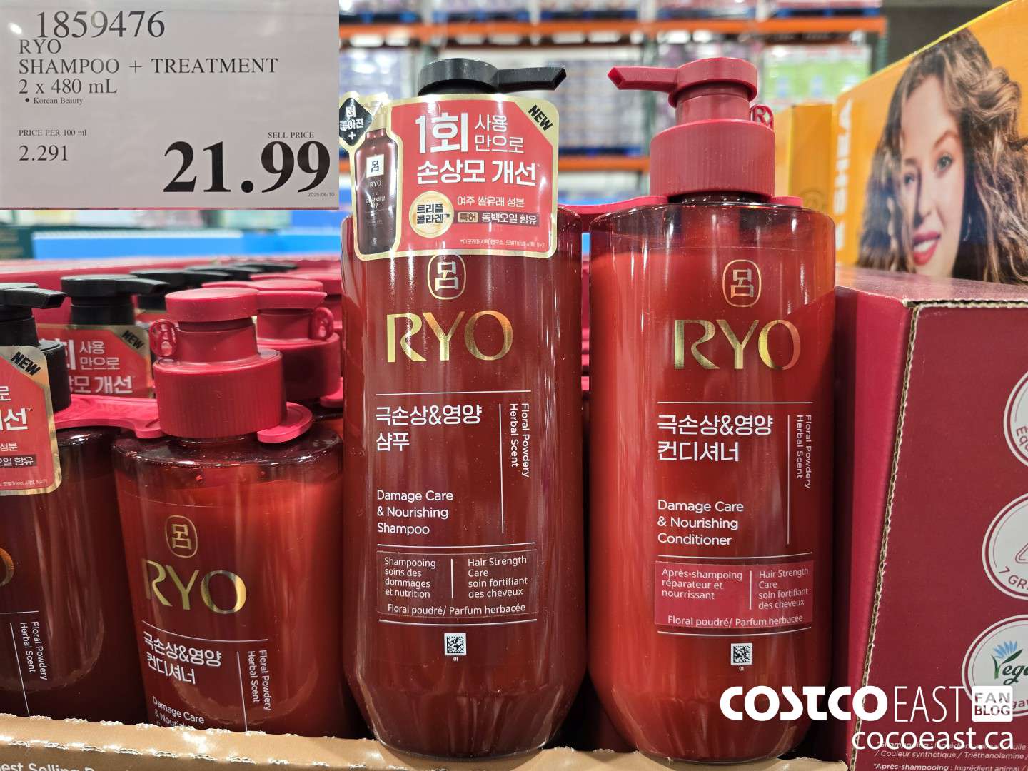 1859476 RYO SHAMPOO + TREATMENT 2 x 480 mL $21.99