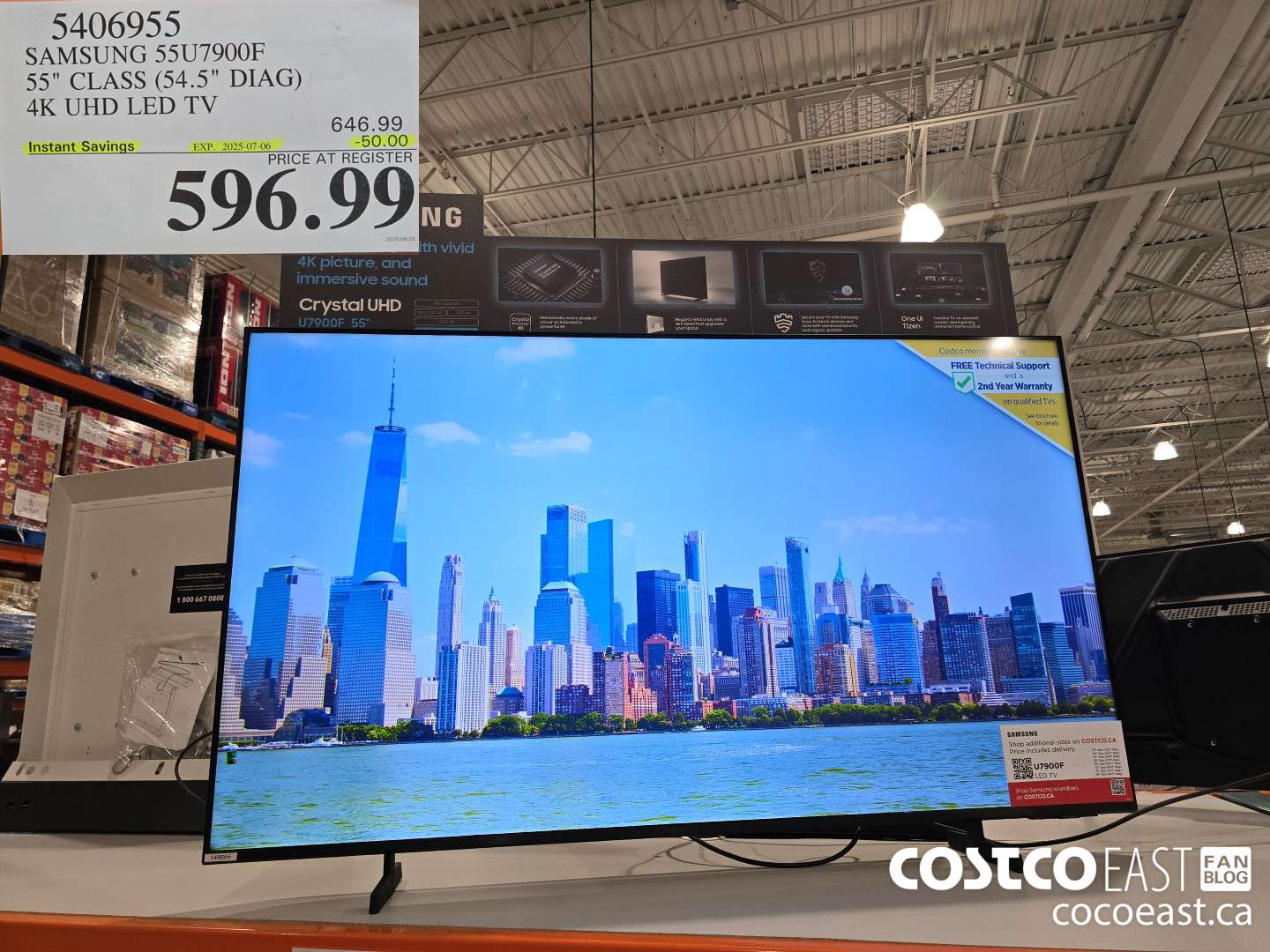 5406955 SAMSUNG 55U7900F 55