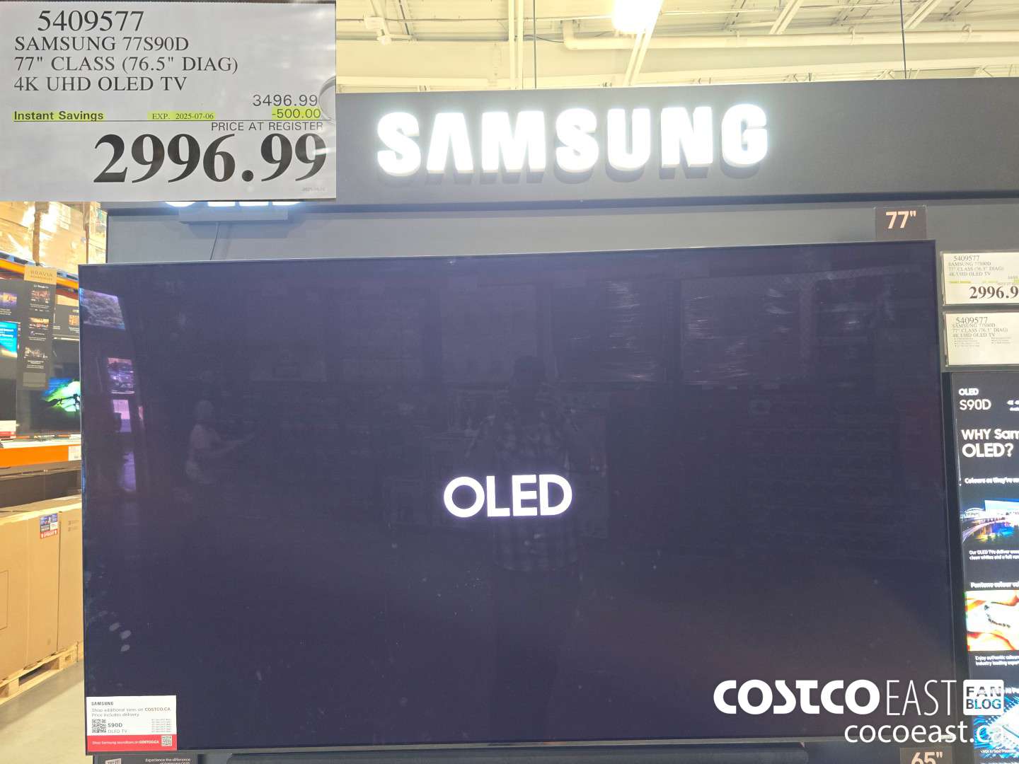 5409577 SAMSUNG 77S90D 77