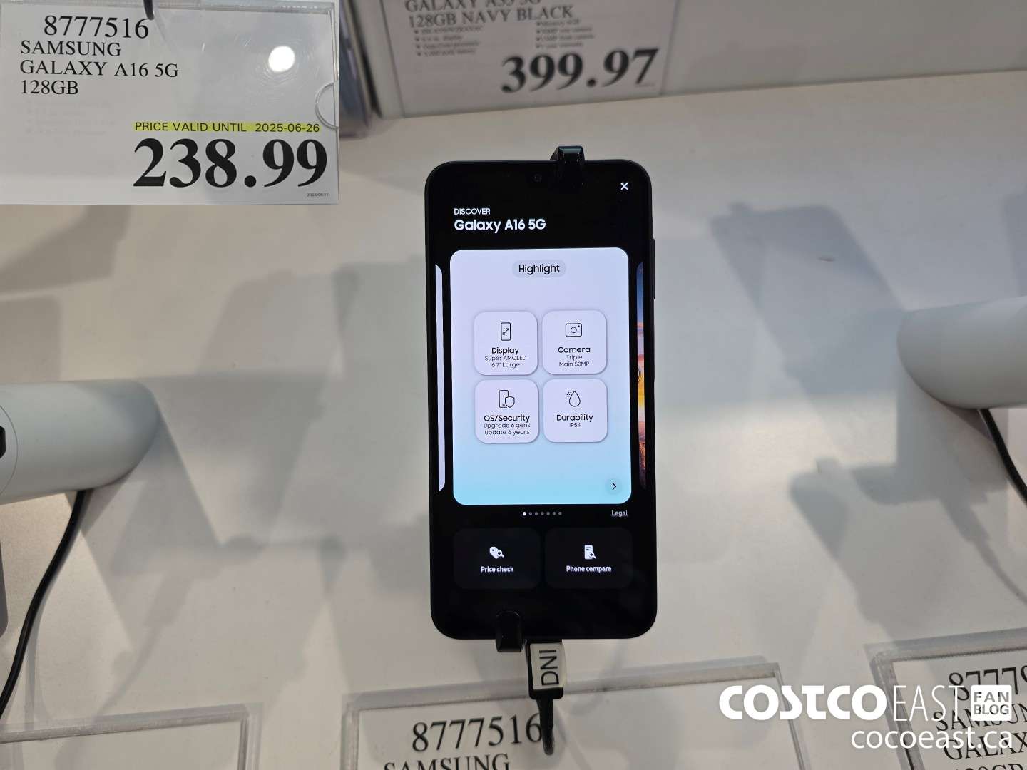 8777516 SAMSUNG GALAXY A16 5G 128GB $238.99