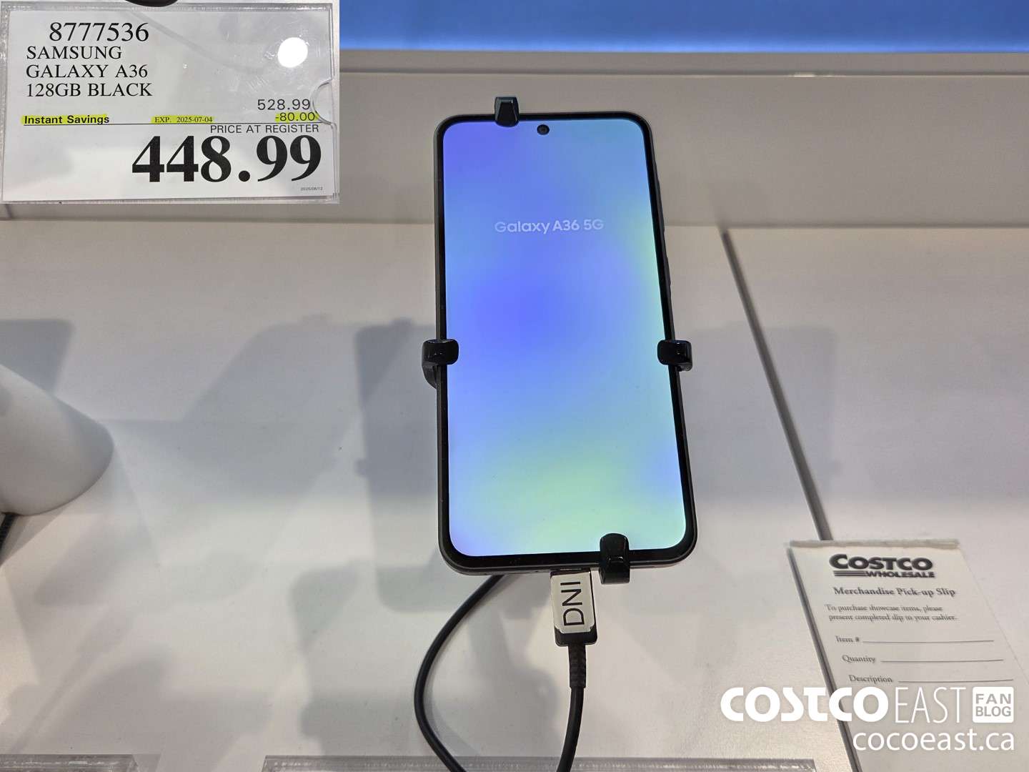 8777536 SAMSUNG GALAXY A36 128GB BLACK ($80.00 INSTANT SAVINGS EXPIRES ON 2025-07-04) $448.99