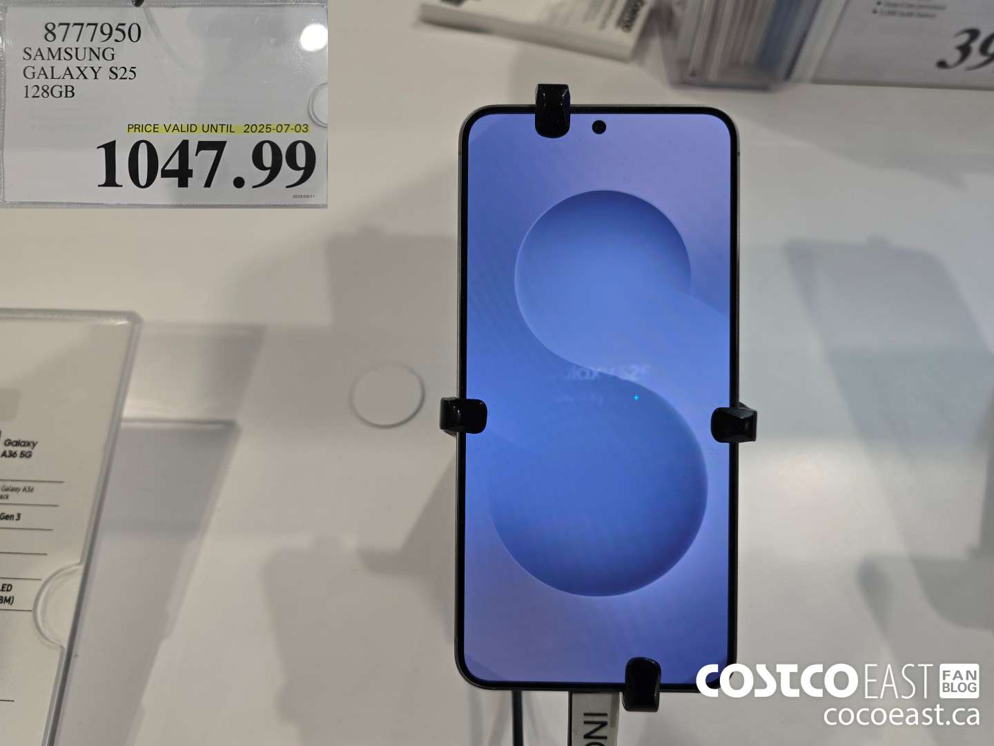 8777950 SAMSUNG GALAXY S25 128GB $1047.99