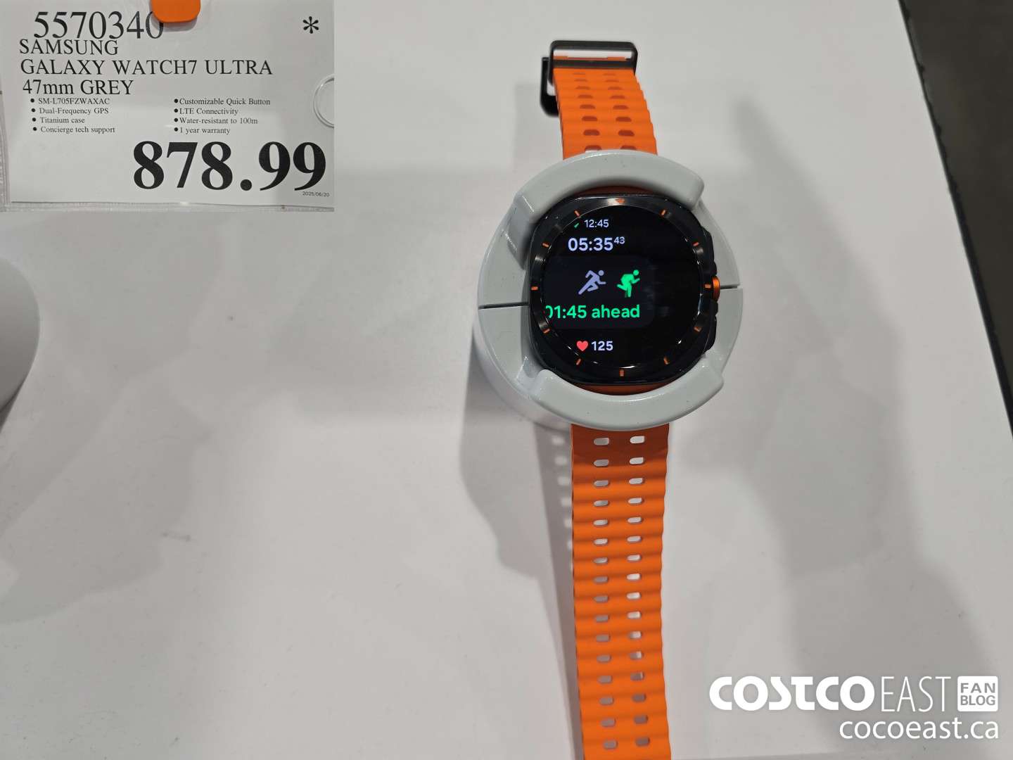 5570340 SAMSUNG GALAXY WATCH7 ULTRA 47mm GREY $878.99