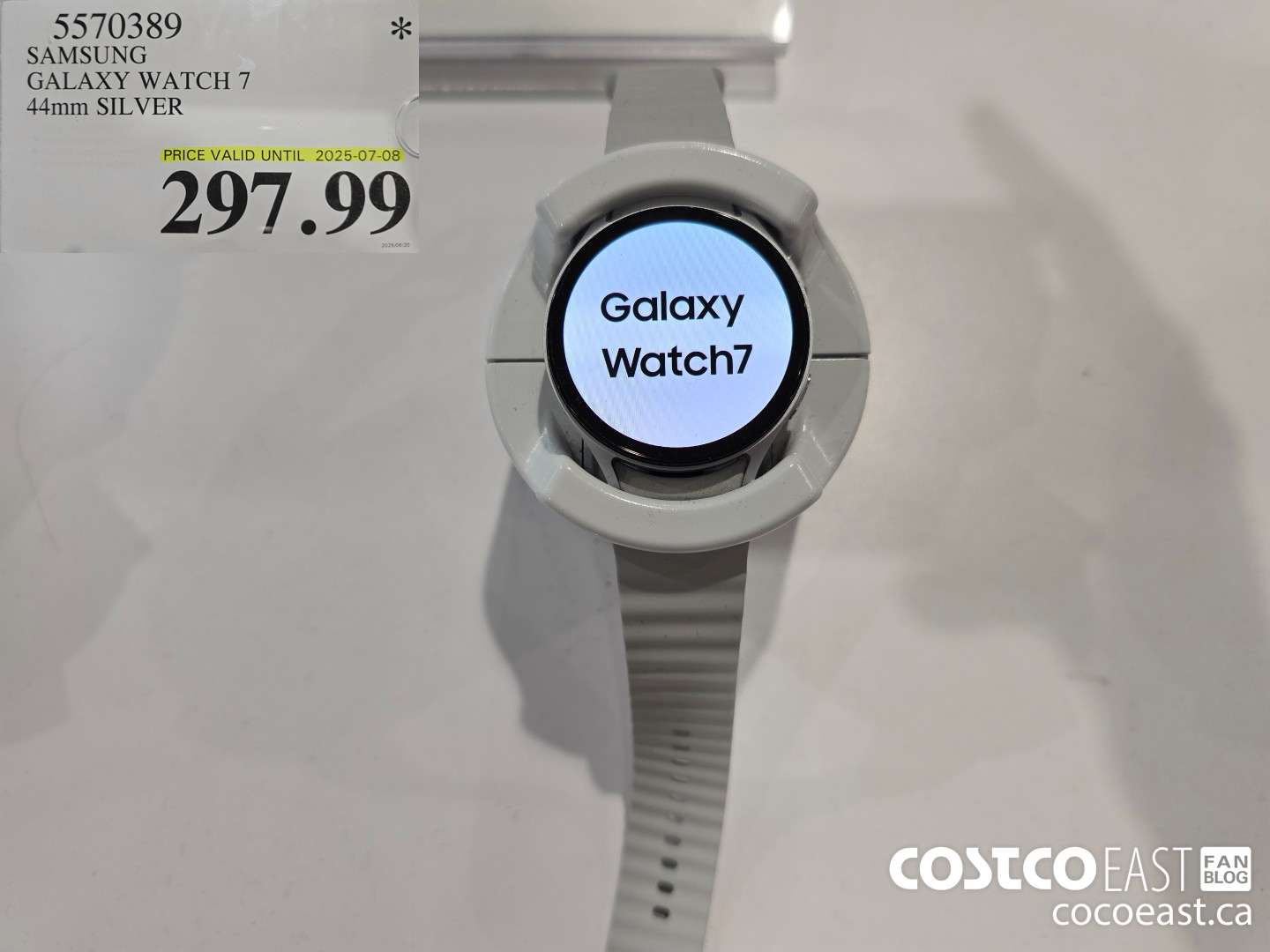 5570389 SAMSUNG GALAXY WATCH 7 44mm Silver $297.99