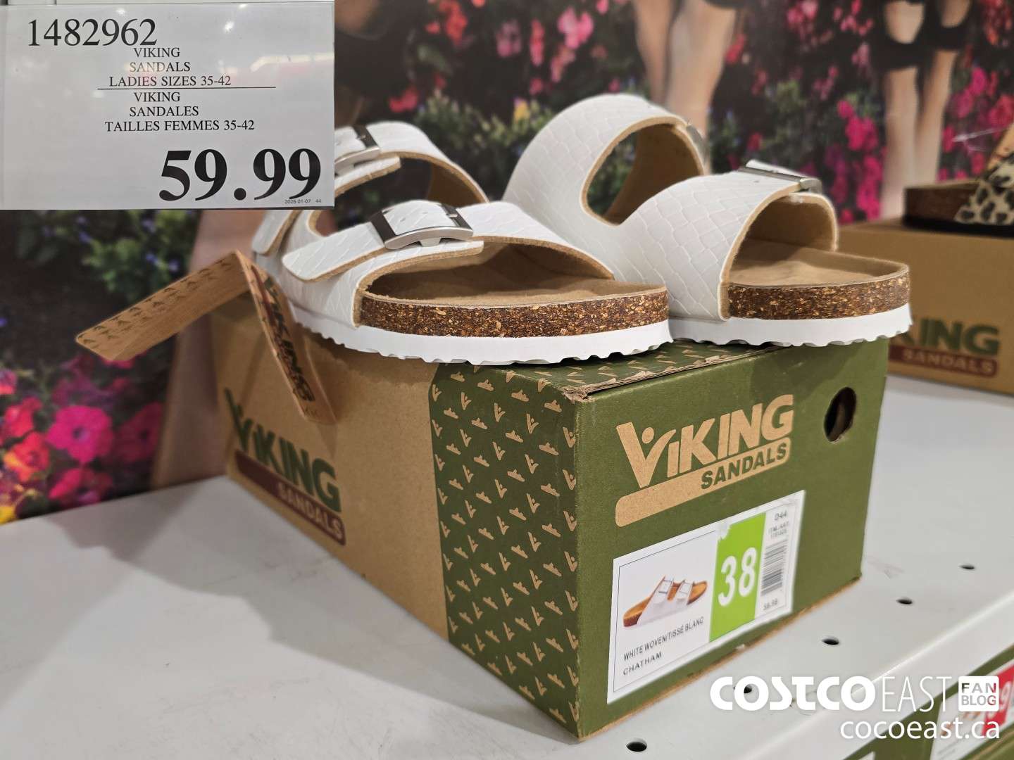 1482962 SANDALS LADIES SIZES 35-42 VIKING $59.99