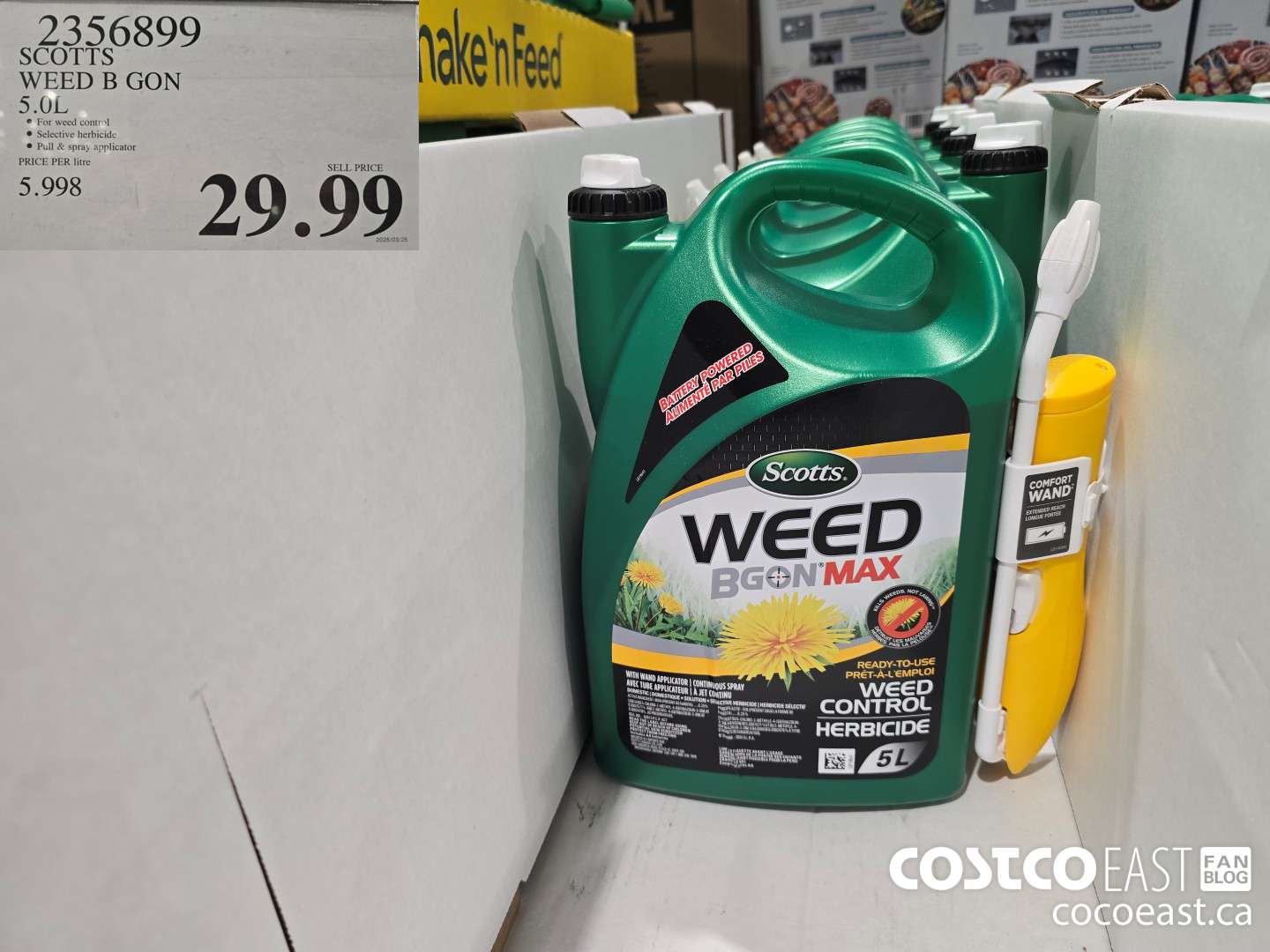 2356899 SCOTTS WEED B GON 5.0 L $29.99