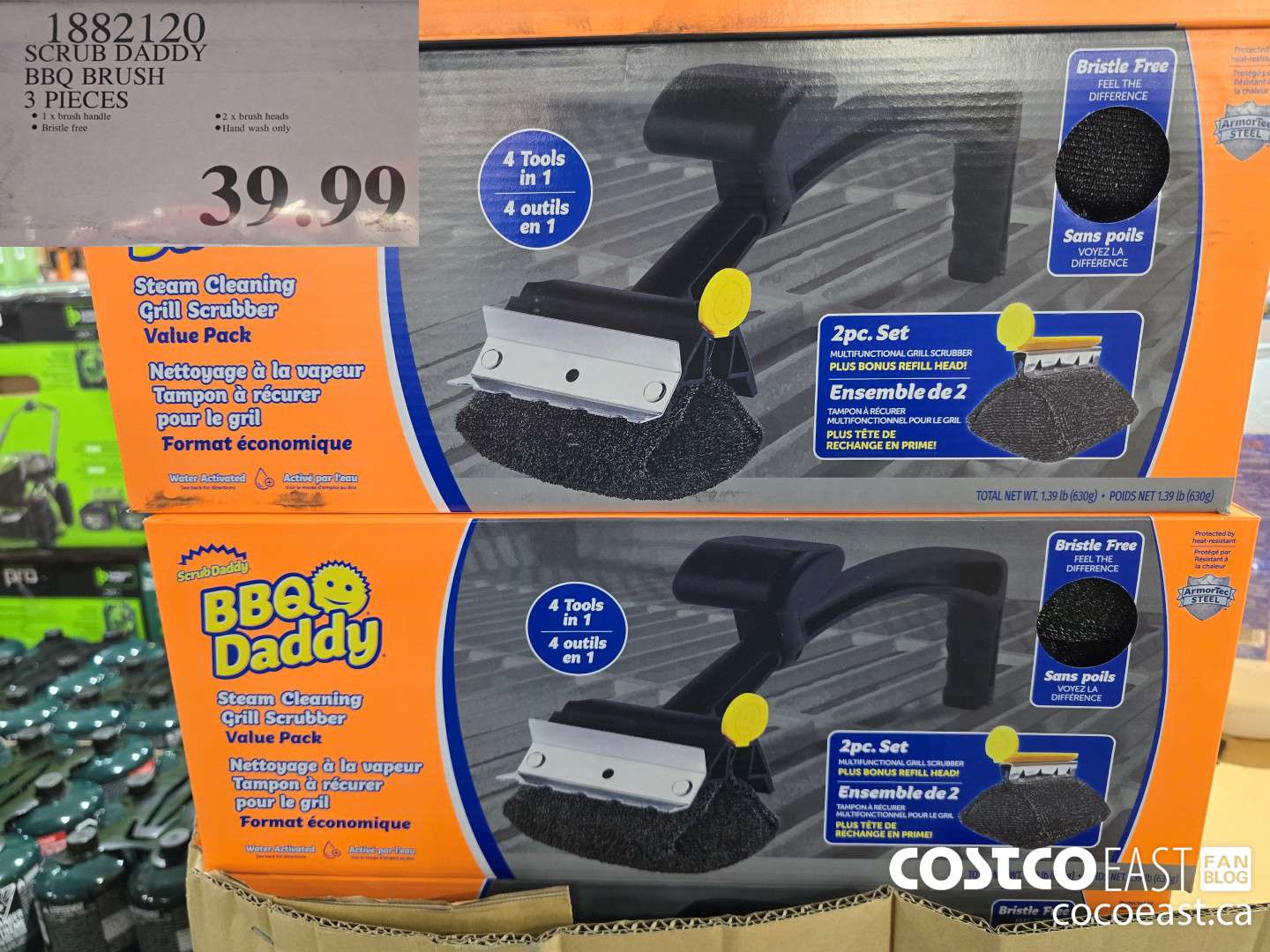 1882120 SCRUB DADDY BBO BRUSH 3 PIECES $39.99