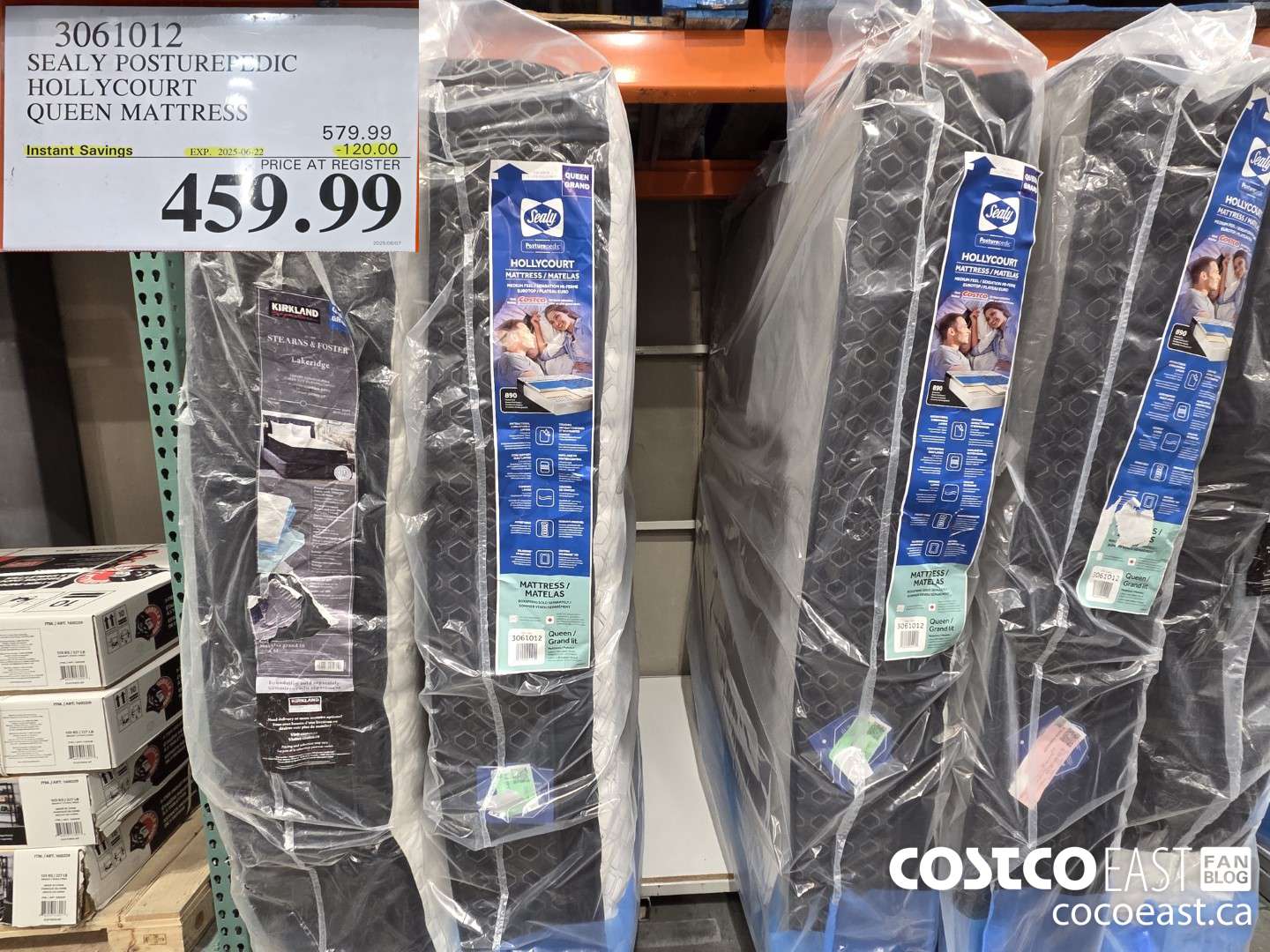 3061012 SEALY POSTUREPEDIC HOLLYCOURT QUEEN MATTRESS ($120.00 INSTANT SAVINGS EXPIRES ON 2025-06-22) $459.99