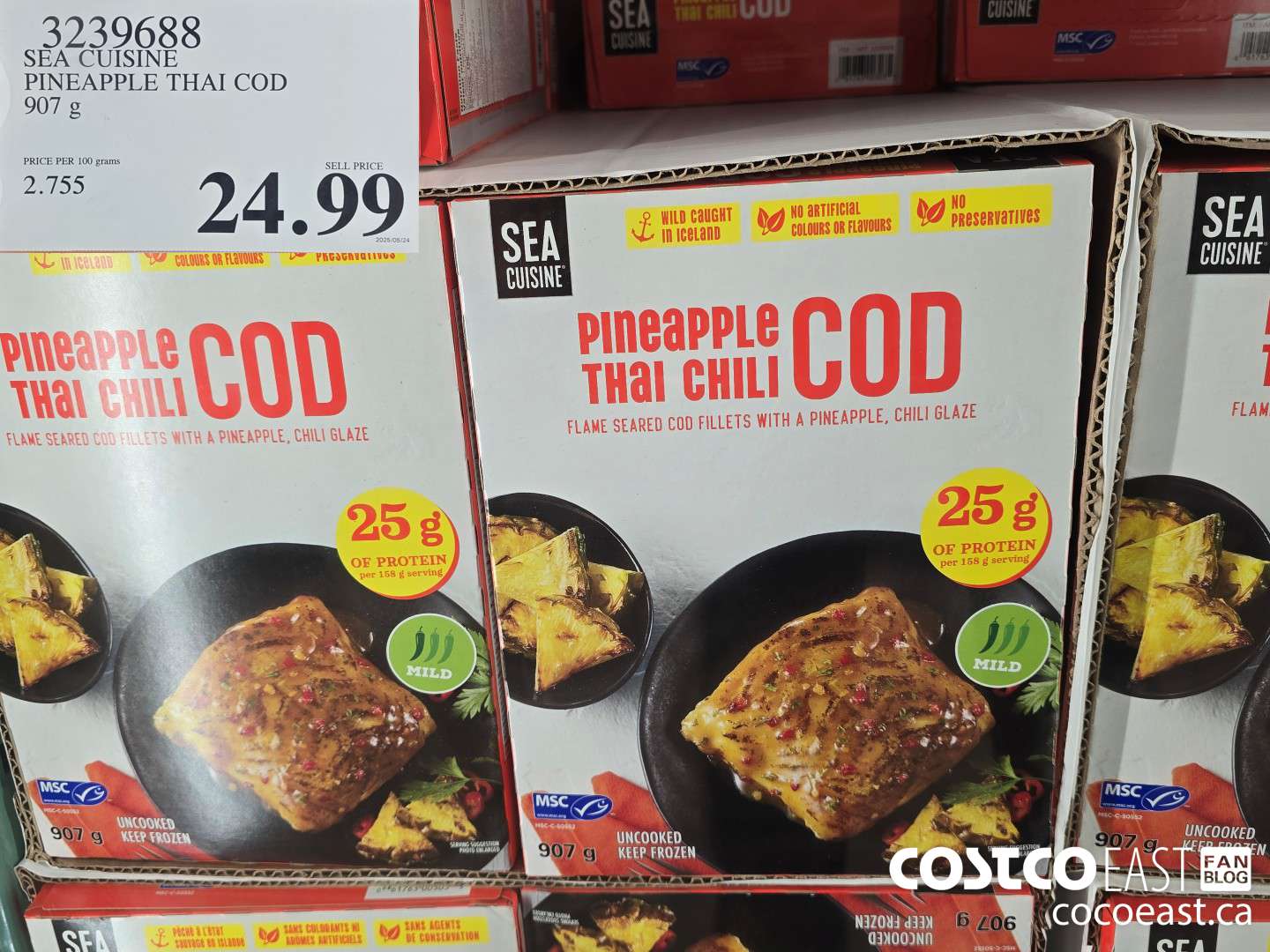 3239688 SEA CUISINE PINEAPPLE THAI COD 907 g $24.99