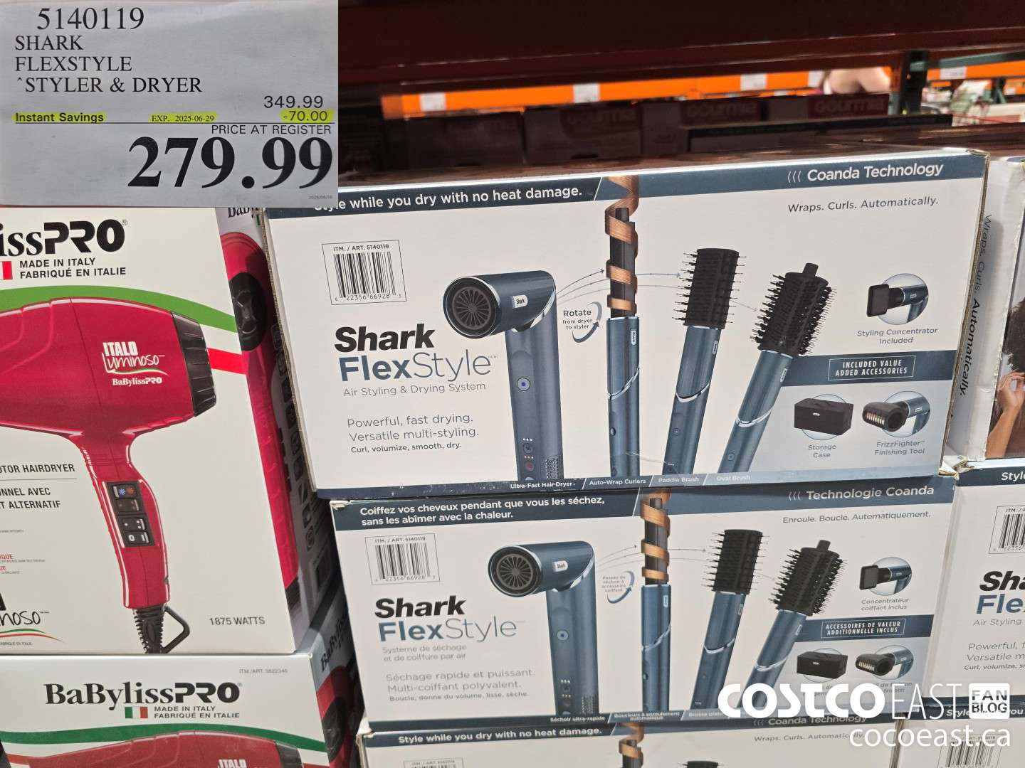 5140119 SHARK FLEXSTYLE STYLER & DRYER ($70.00 INSTANT SAVINGS EXPIRES ON 2025-06-29) $279.99