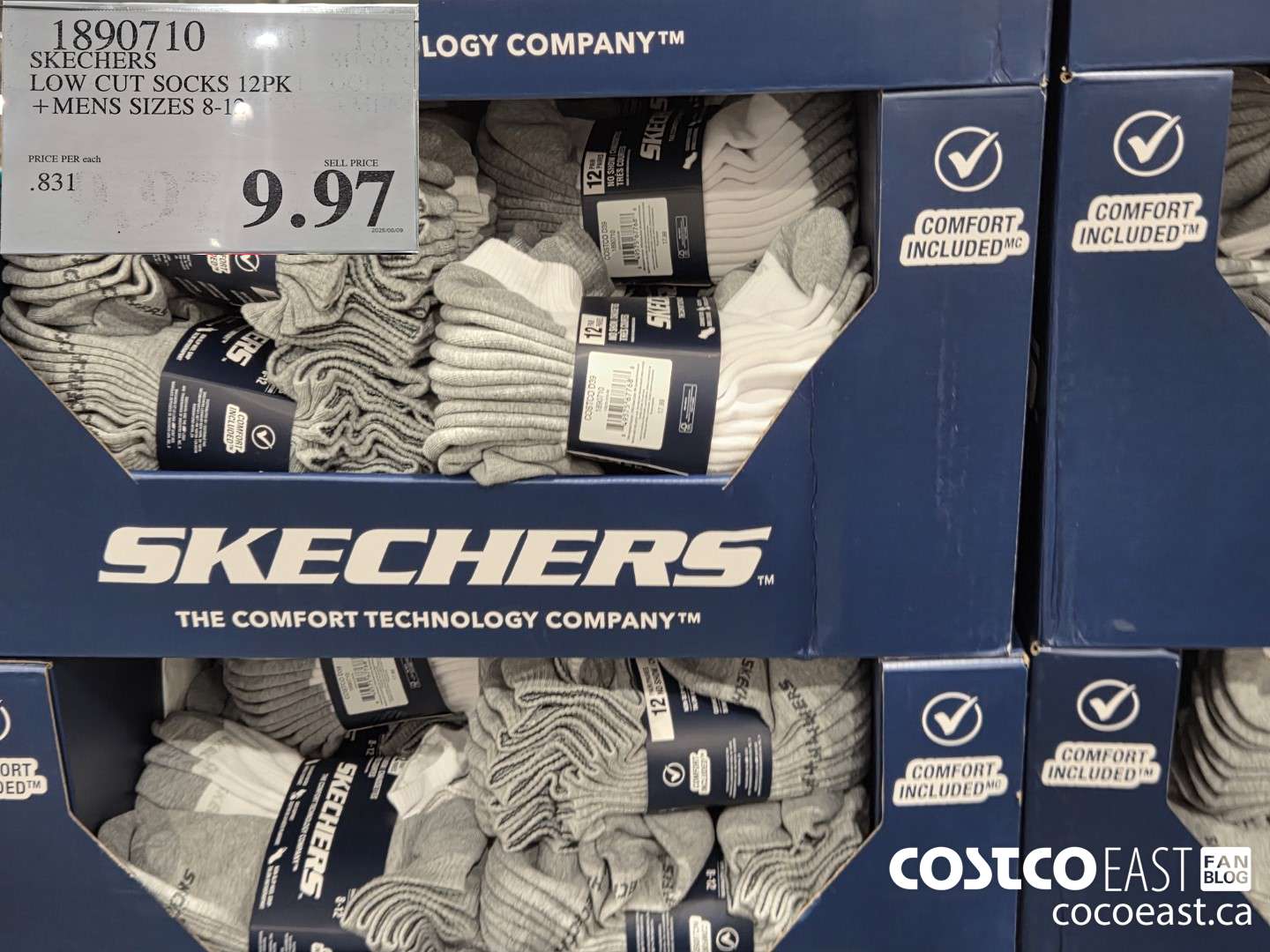 1890710 SKETCHERS LOW CUT SOCKS 12PK MENS SIZES 8-12 $9.97