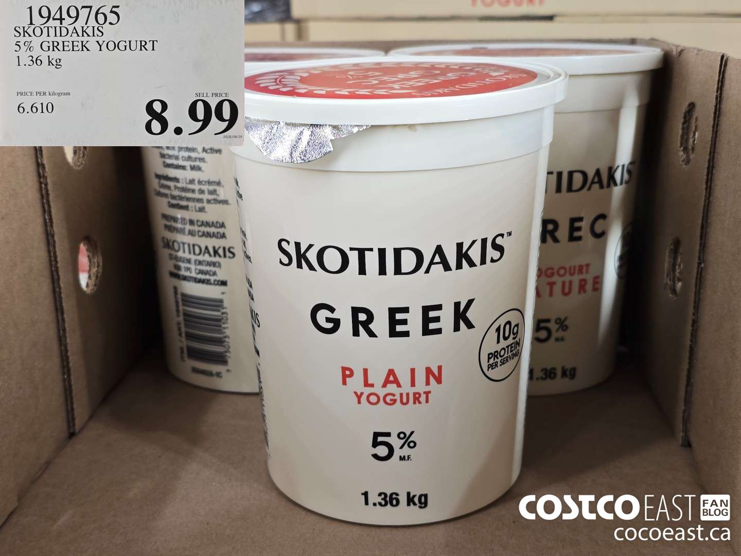 1949765 SKOTIDAKIS 5% GREEK YOGURT 1.36 kg $8.99