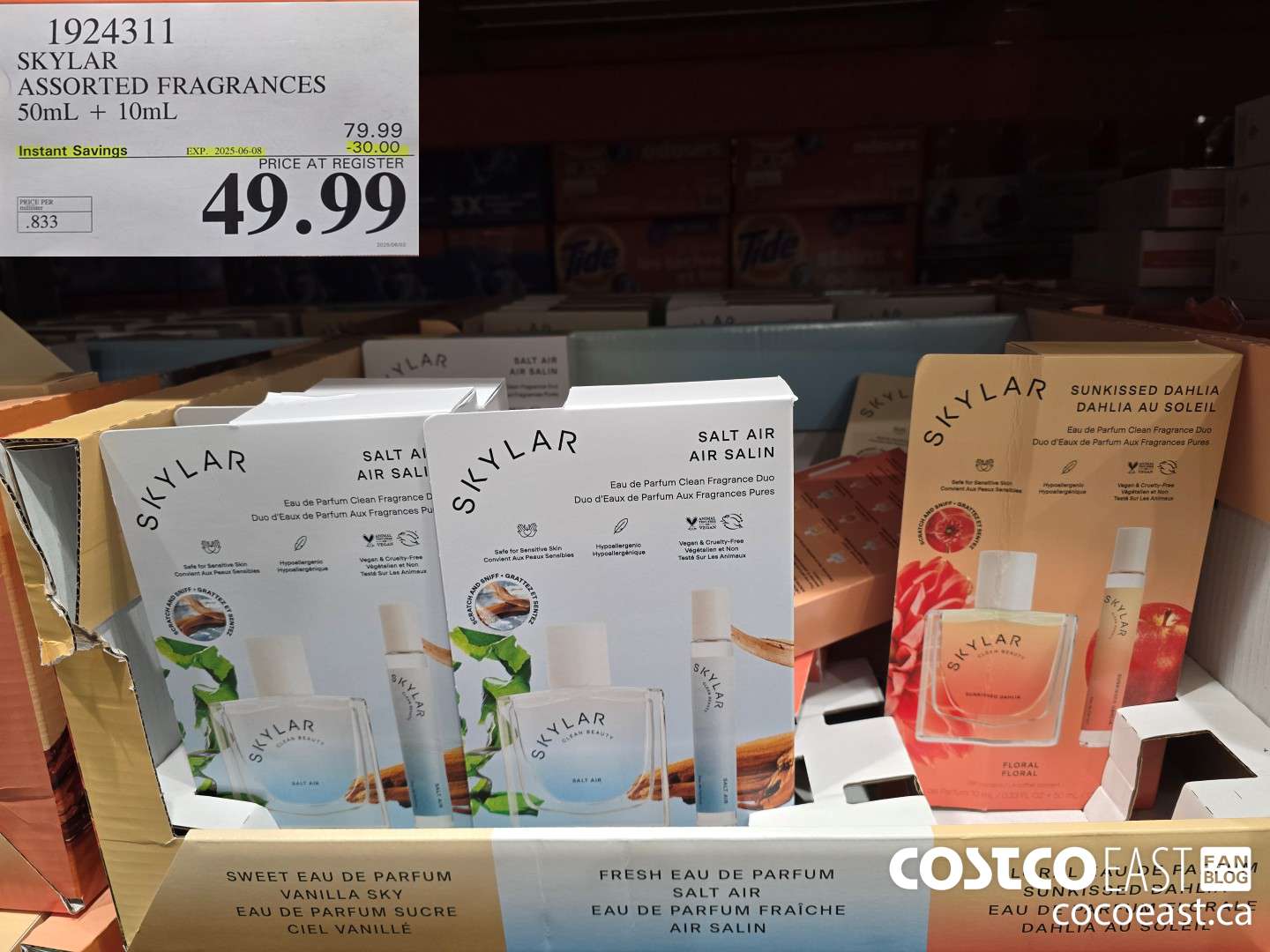 1924311 SKYLAR ASSORTED FRAGRANCES 500mL + 10mL ($30.00 INSTANT SAVINGS EXPIRES ON 2025-06-08) $49.99