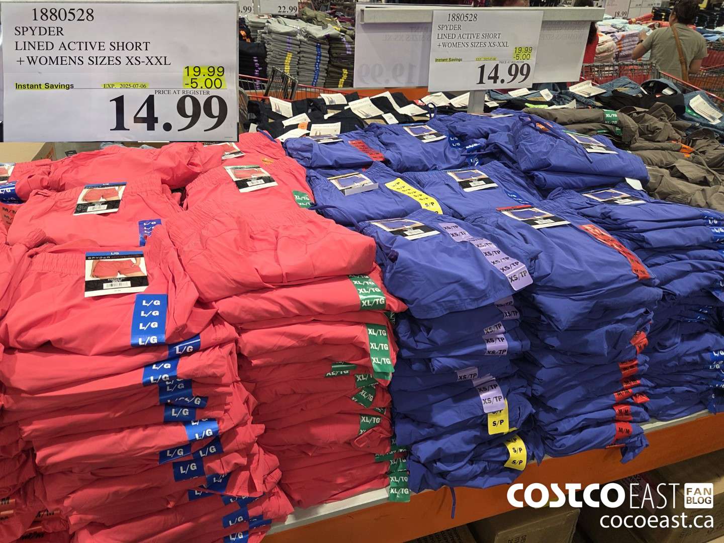 1880528 SPYDER LINED ACTIVE SHORT +WOMENS SIZES XS-XXL ($5.00 INSTANT SAVINGS EXPIRES ON 2025-07-06) $14.99